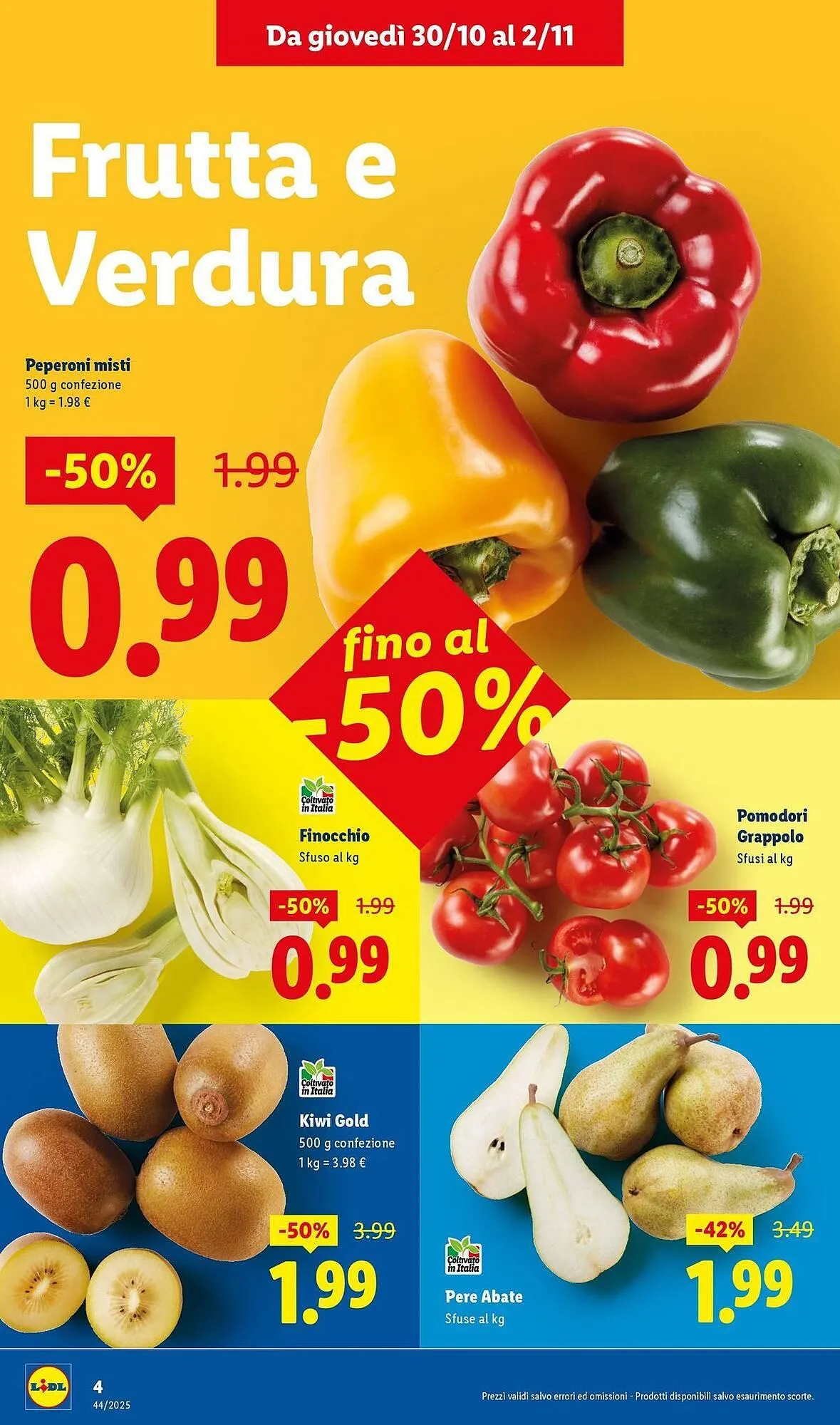 Volantino Lidl da 30 ottobre a 2 novembre di 2025 - Pagina del volantino 4