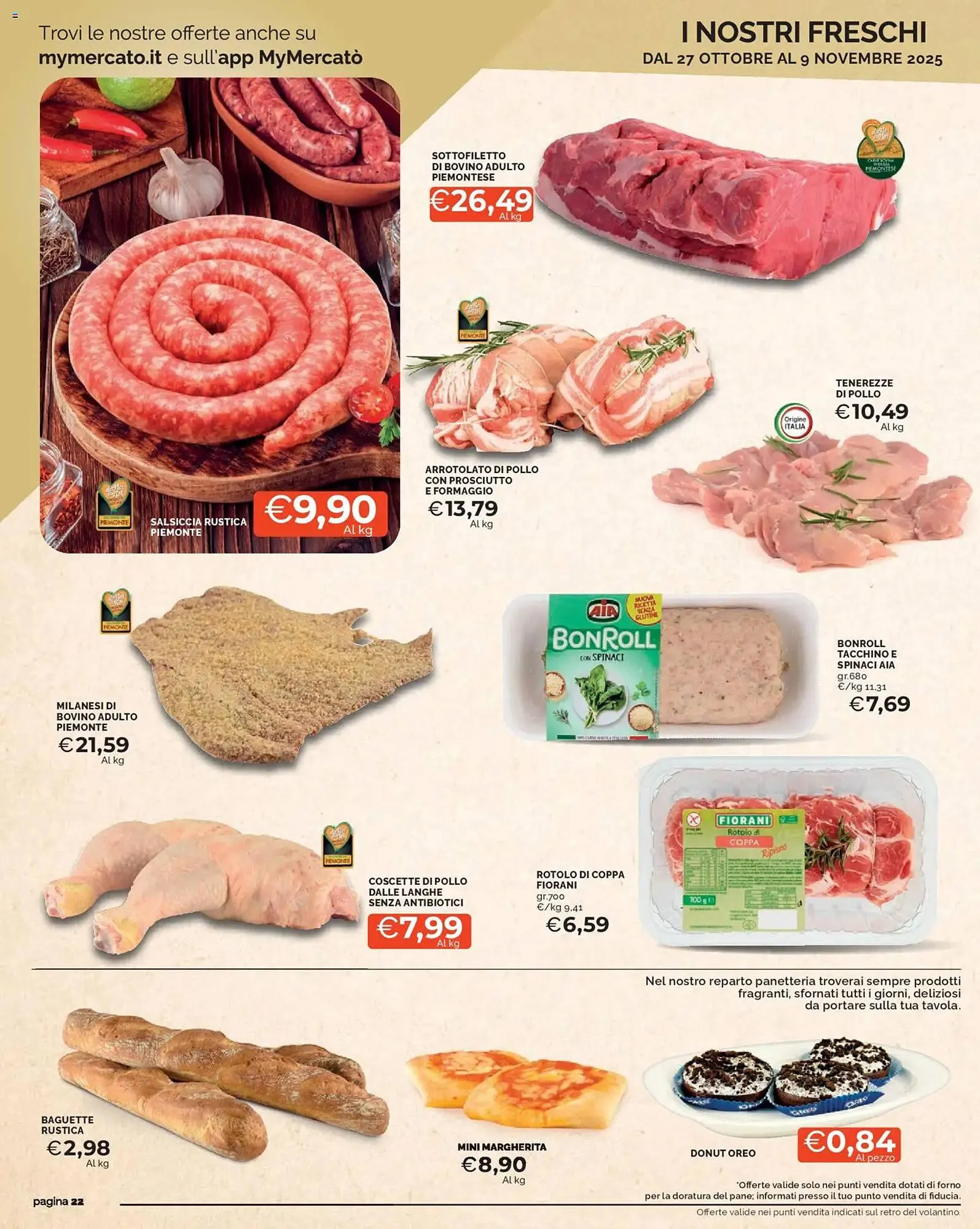 Volantino Mercatò da 27 ottobre a 9 novembre di 2025 - Pagina del volantino 22