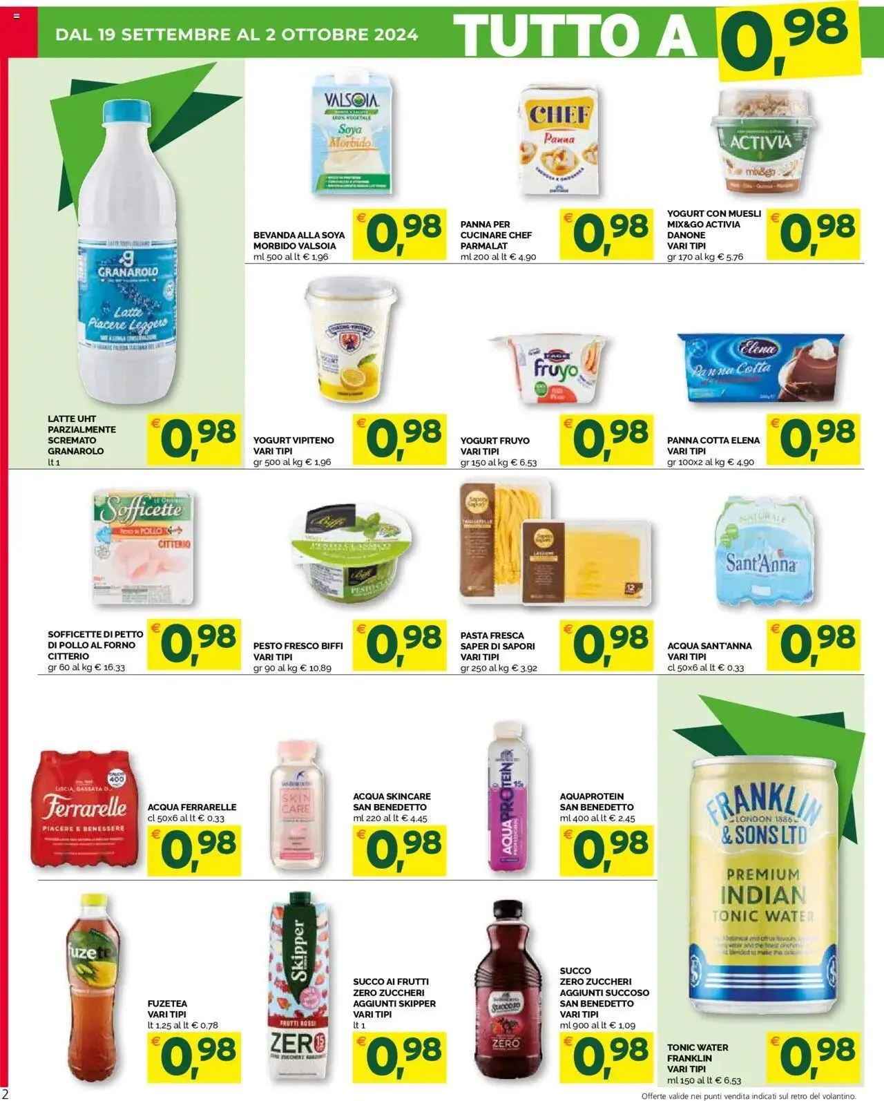 Volantino Mercatò Big da 19 settembre a 2 ottobre di 2024 - Pagina del volantino 2