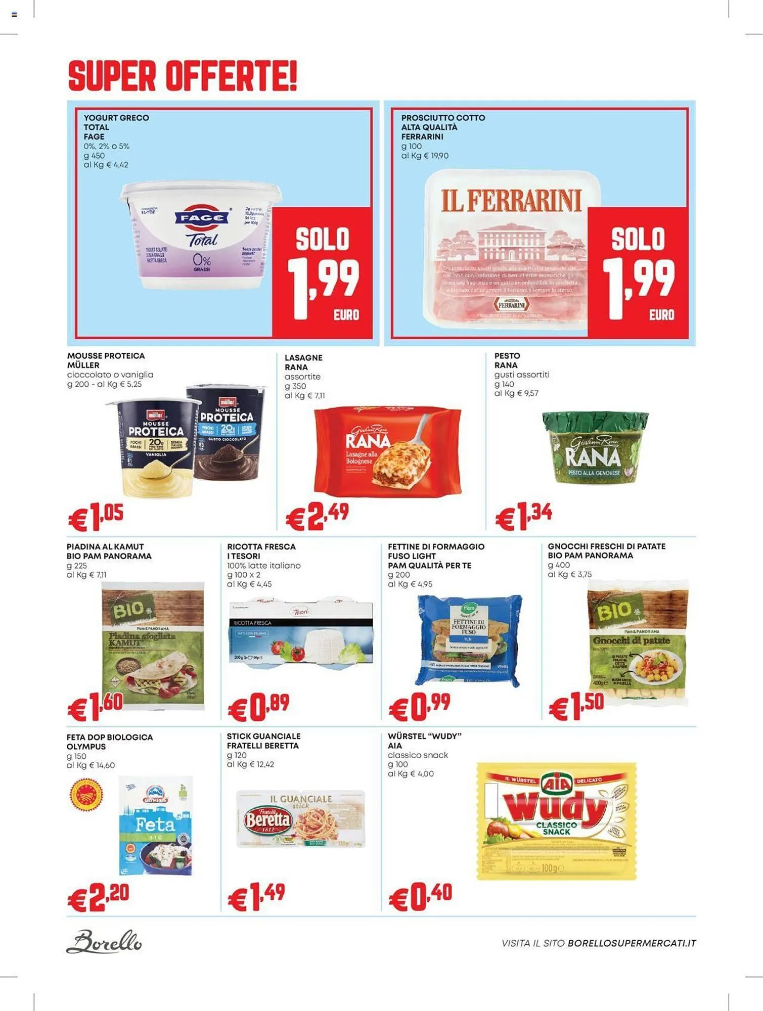 Volantino Borello Supermercati da 17 ottobre a 30 ottobre di 2024 - Pagina del volantino 3