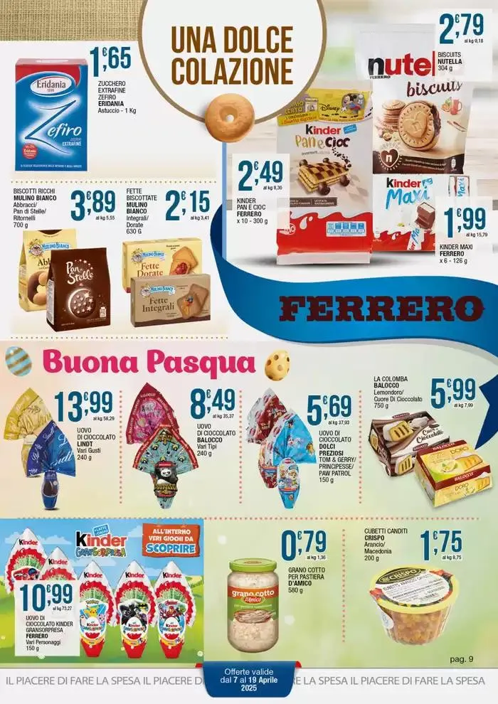 Una Buona Pasqua da 7 aprile a 19 maggio di 2025 - Pagina del volantino 9