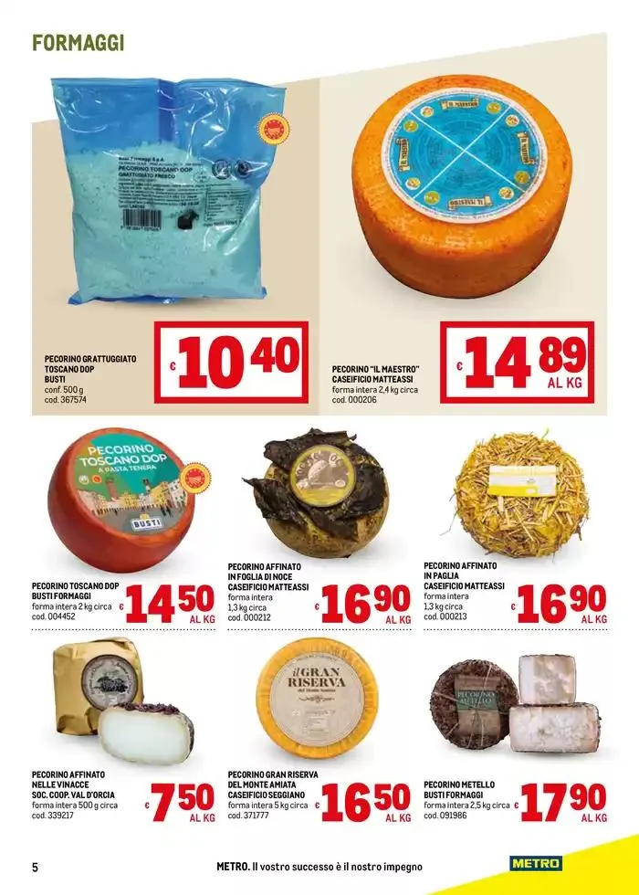 Sapori d'Italia -Toscana da 2 maggio a 28 maggio di 2025 - Pagina del volantino 5