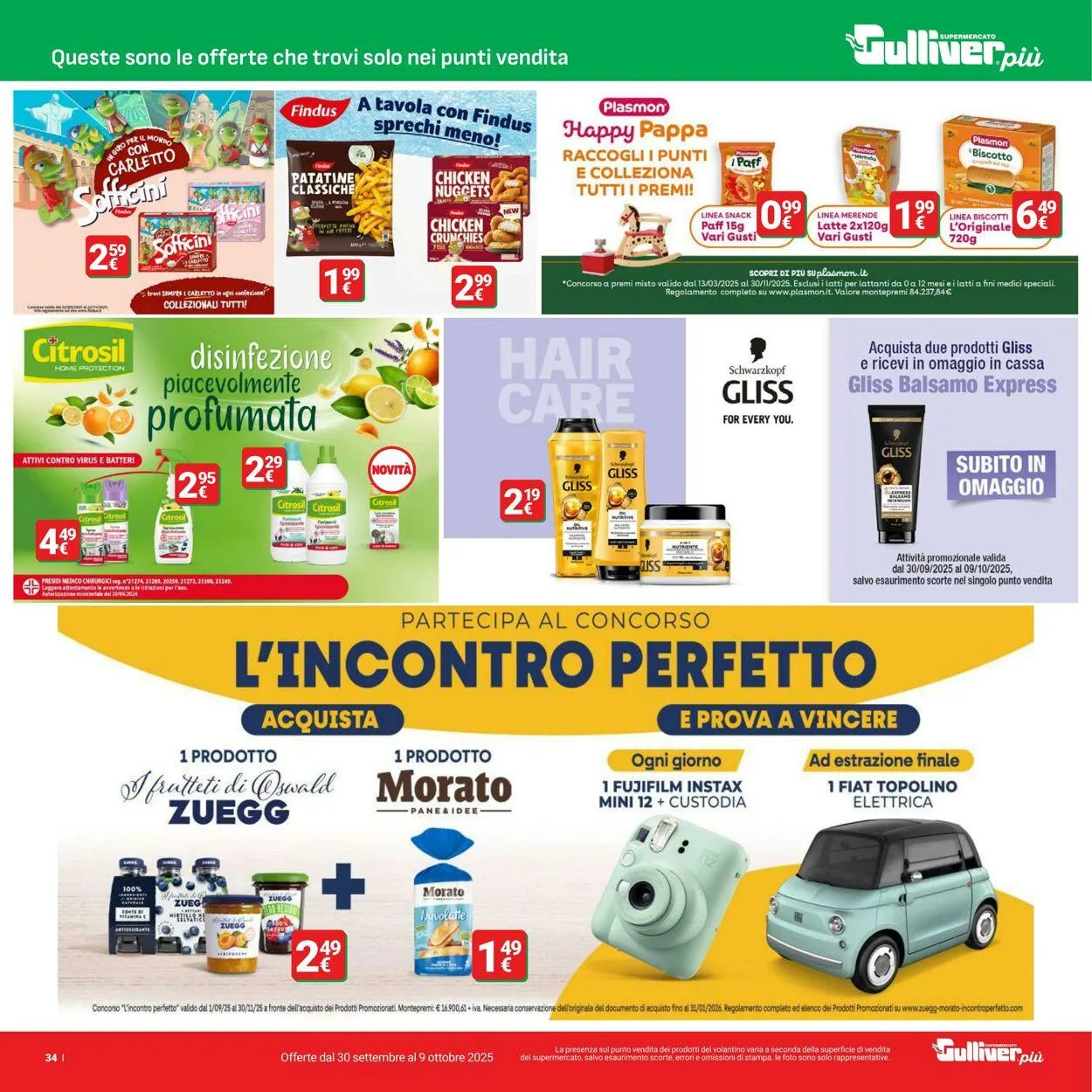 Gulliver Volantino attuale da 30 settembre a 9 ottobre di 2025 - Pagina del volantino 34