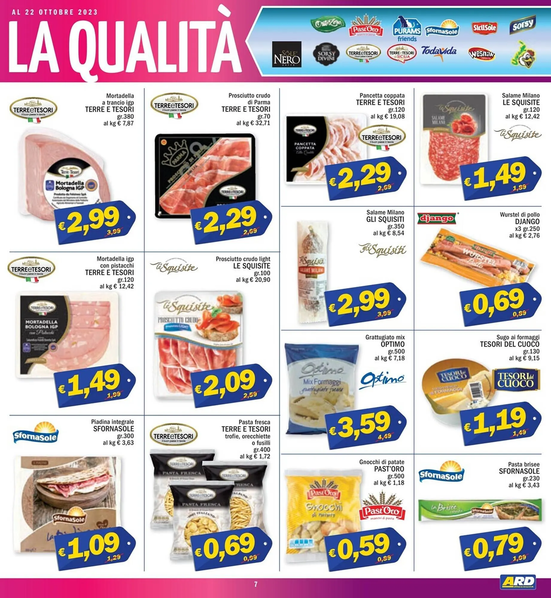 Volantino Ard Discount da 12 ottobre a 22 ottobre di 2023 - Pagina del volantino 7