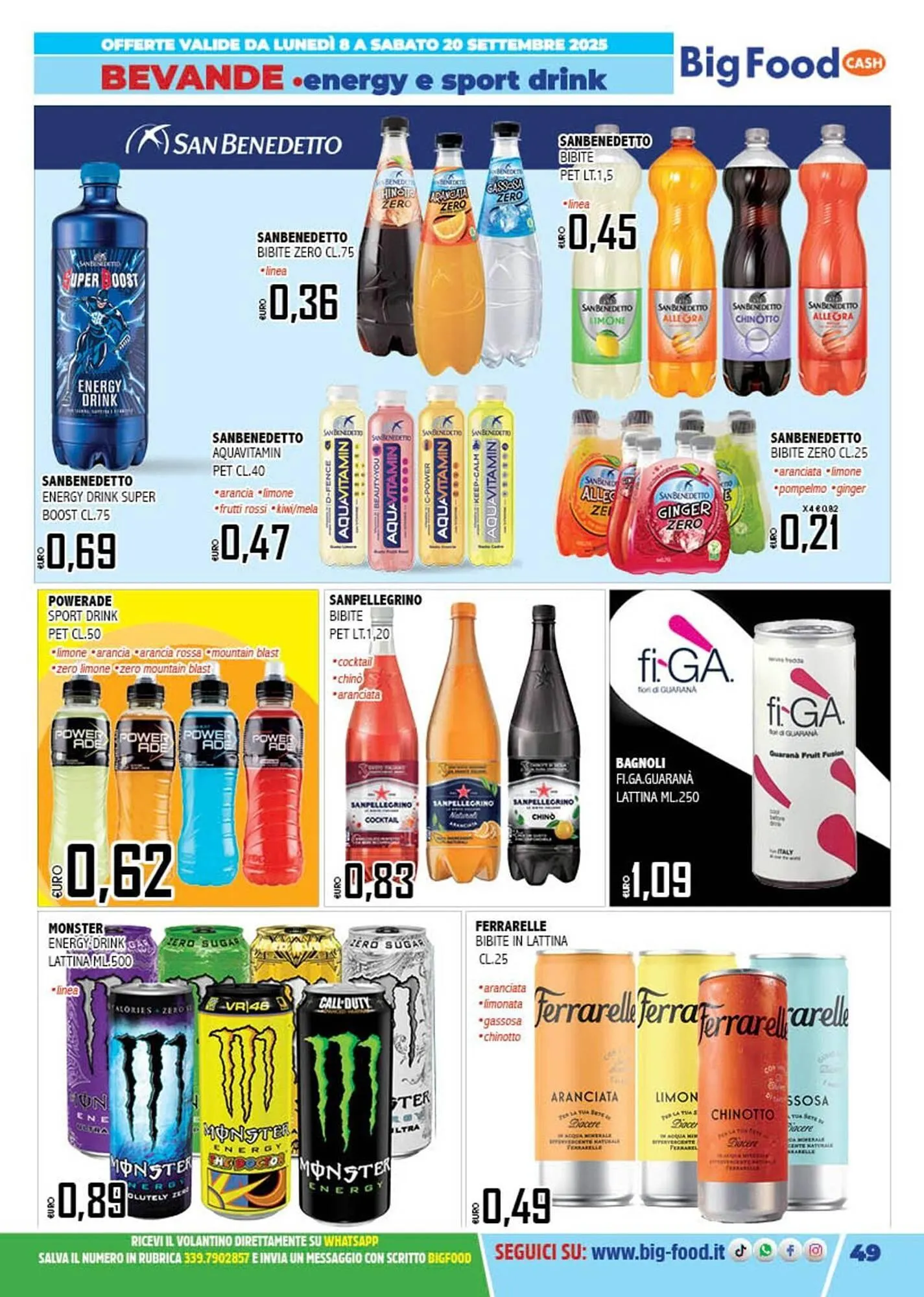 Volantino Big Food da 8 settembre a 20 settembre di 2025 - Pagina del volantino 49