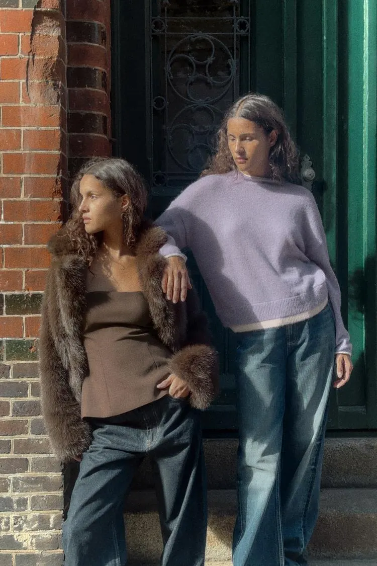 CAPPOTTO CORTO EFFETTO PELLICCIA