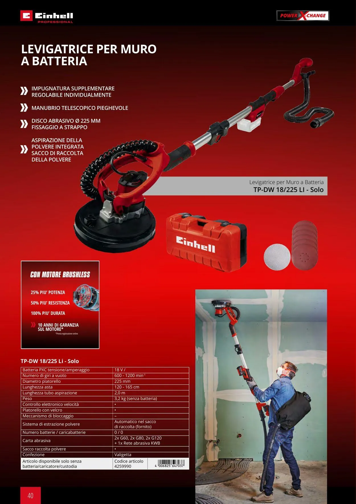 Einhell da 17 giugno a 17 dicembre di 2025 - Pagina del volantino 40