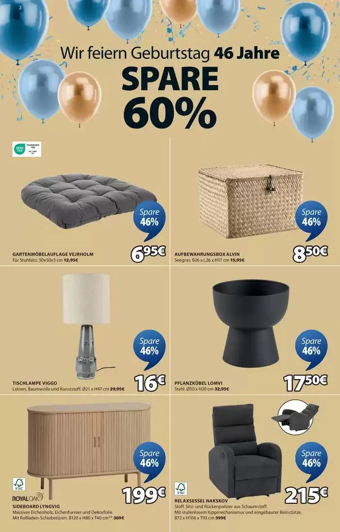Wir feiern Geburtstag 46 Jahre! da 20 marzo a 30 aprile di 2025 - Pagina del volantino 2