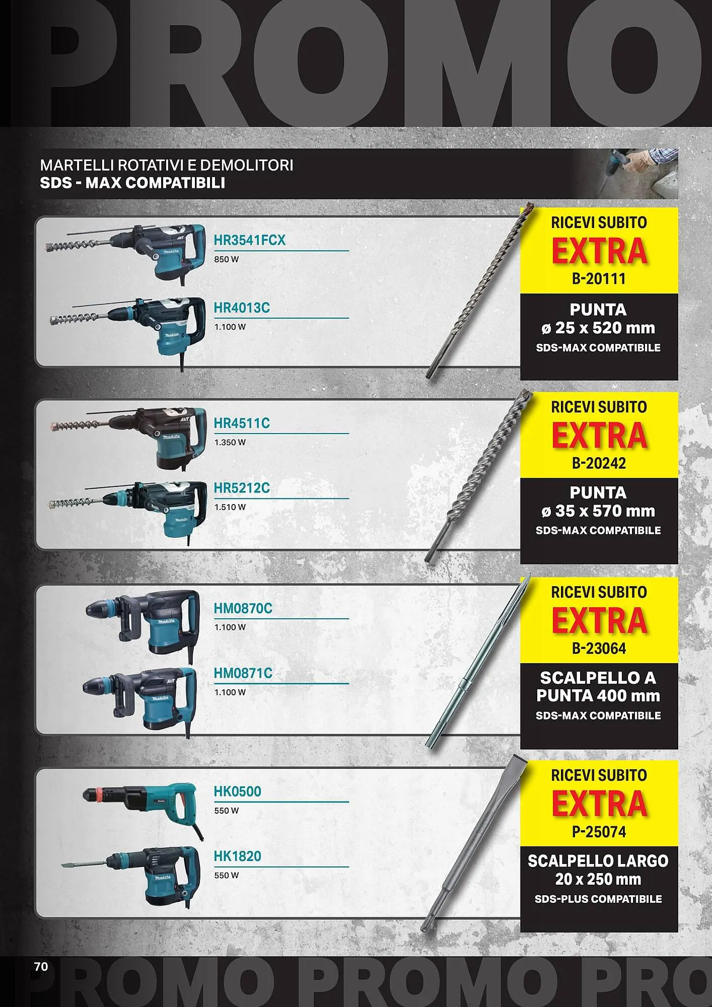 Volantino Makita da 1 aprile a 1 ottobre di 2024 - Pagina del volantino 72