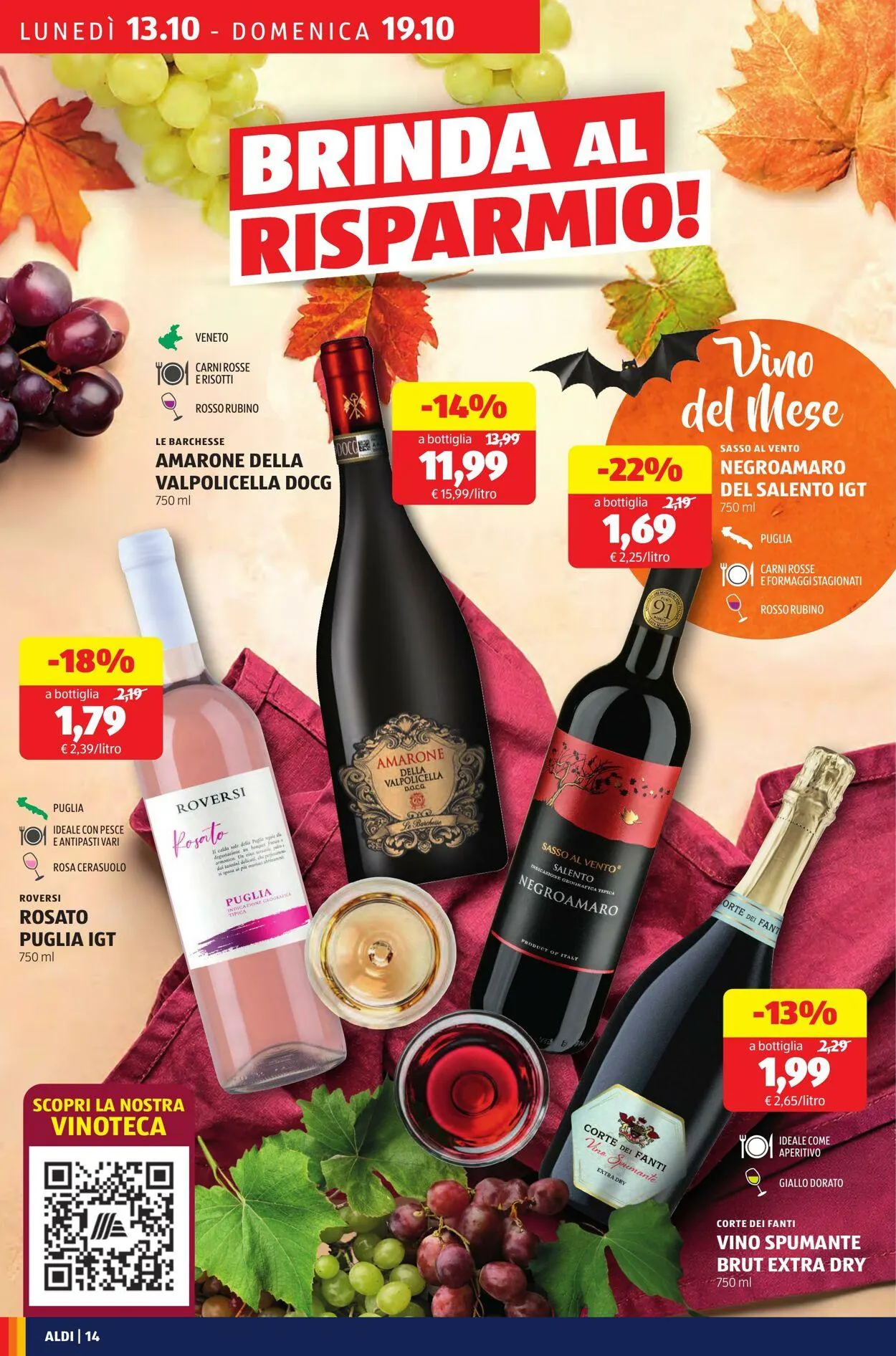Aldi Volantino attuale da 13 ottobre a 19 ottobre di 2025 - Pagina del volantino 14