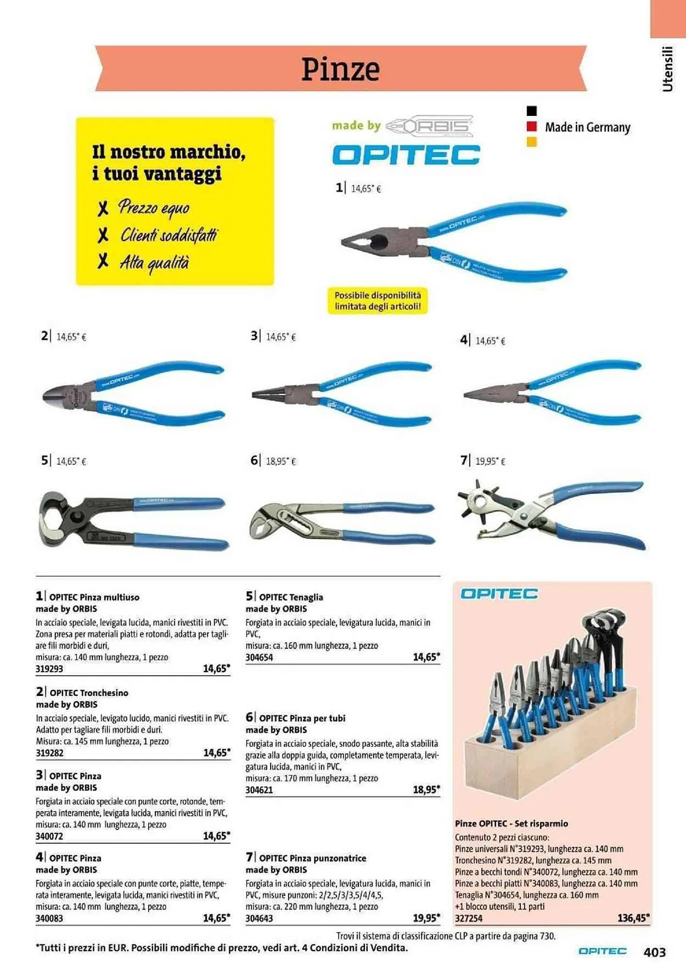 Volantino Opitec da 6 gennaio a 31 agosto di 2024 - Pagina del volantino 403