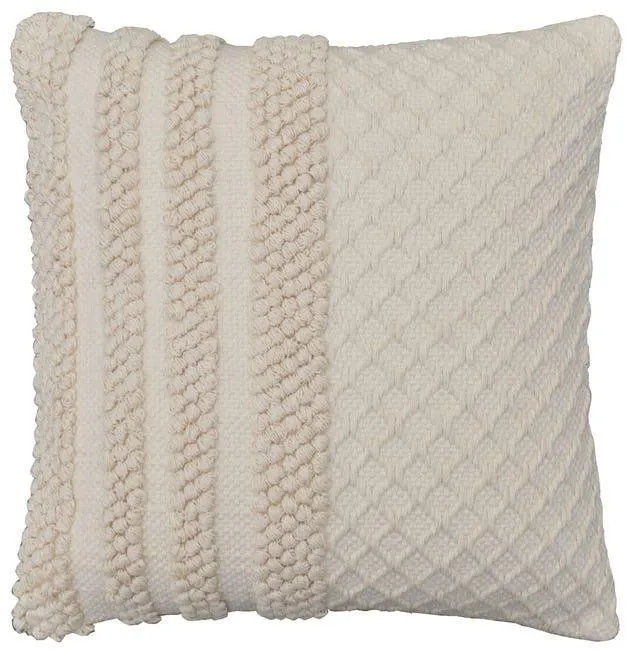 Cuscino INSPIRE Akebie bianco 45 x 45 cm Vedi i dettagli del prodotto