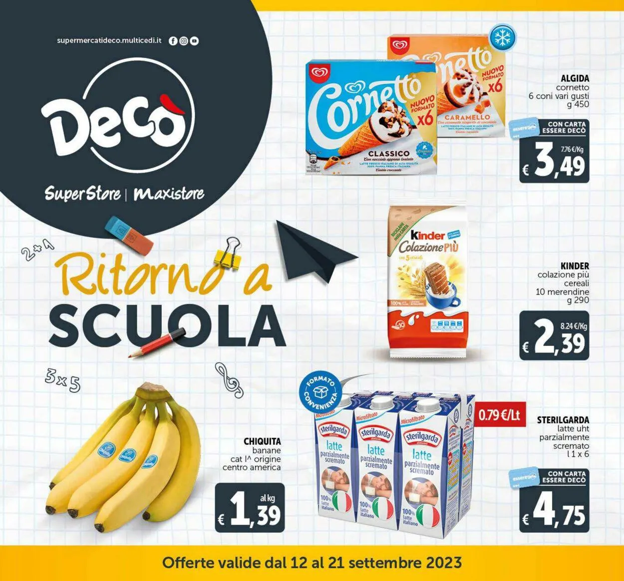 Deco Volantino attuale da 11 aprile a 25 aprile di 2024 - Pagina del volantino 1