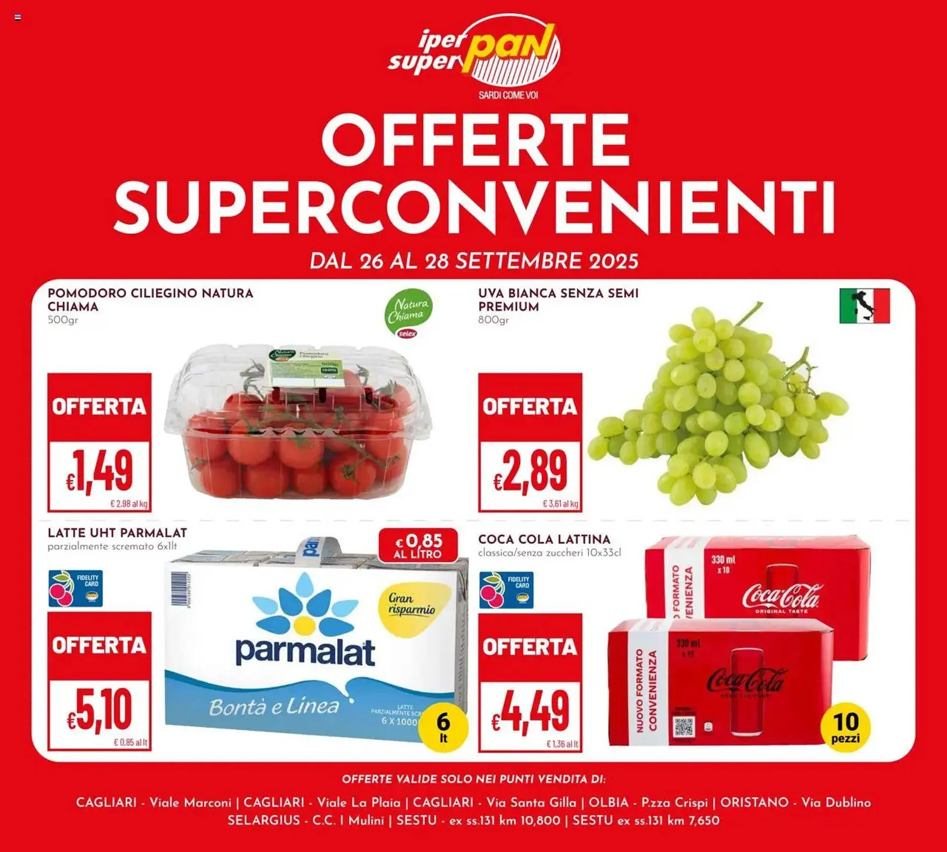 Volantino Pan da 26 settembre a 28 settembre di 2025 - Pagina del volantino 1