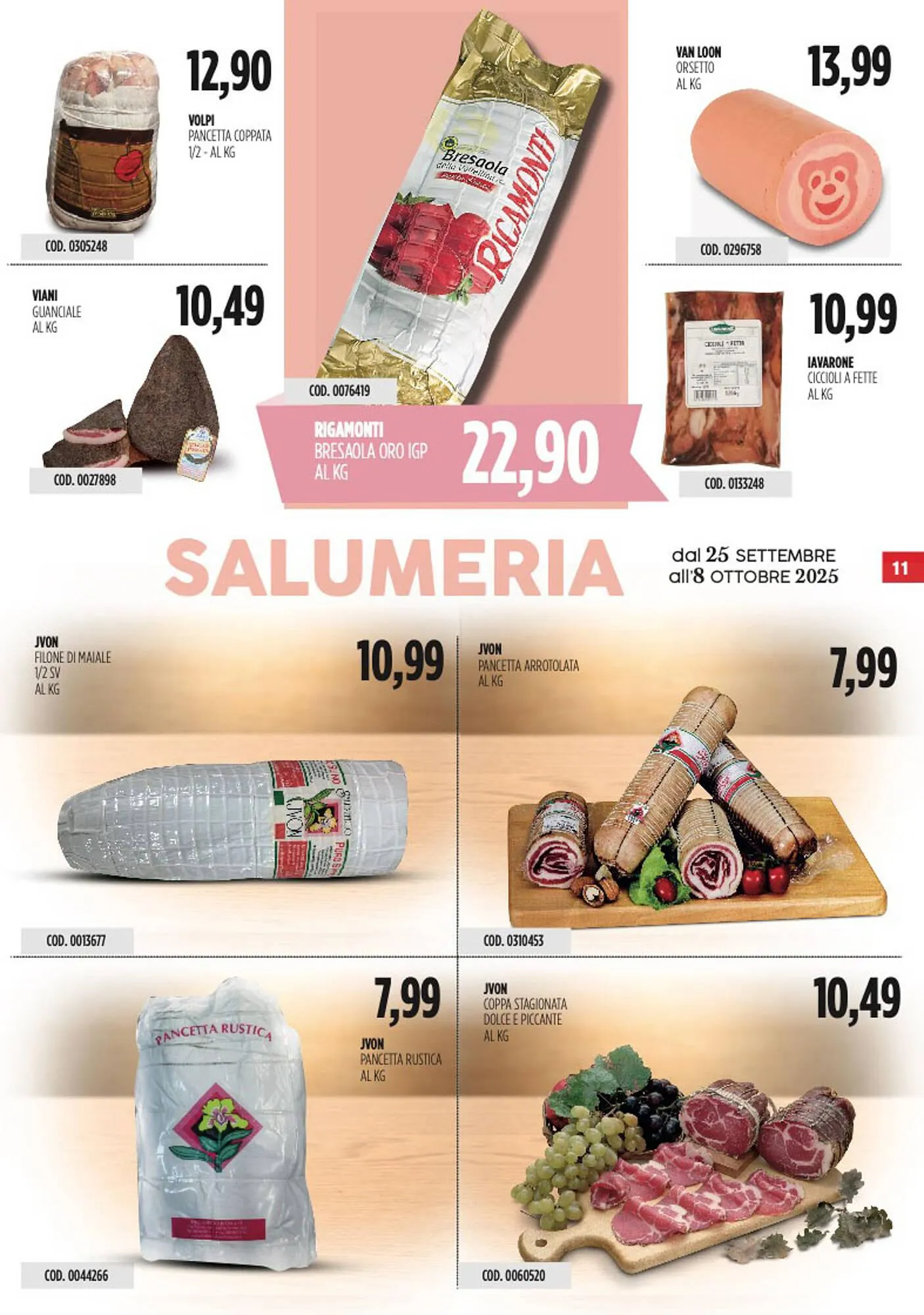 Volantino Carico Cash & Carry da 25 settembre a 8 ottobre di 2025 - Pagina del volantino 11
