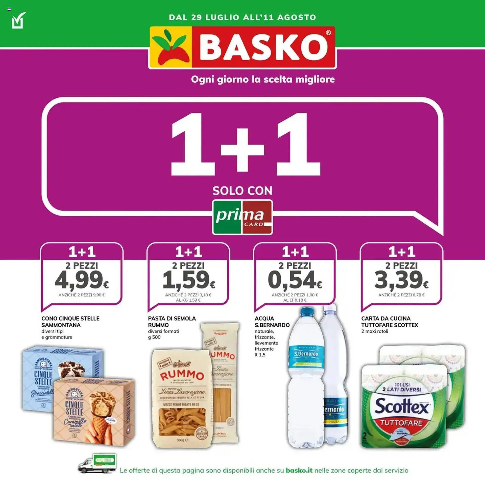 Volantino Basko da 29 luglio a 11 agosto di 2025 - Pagina del volantino 1