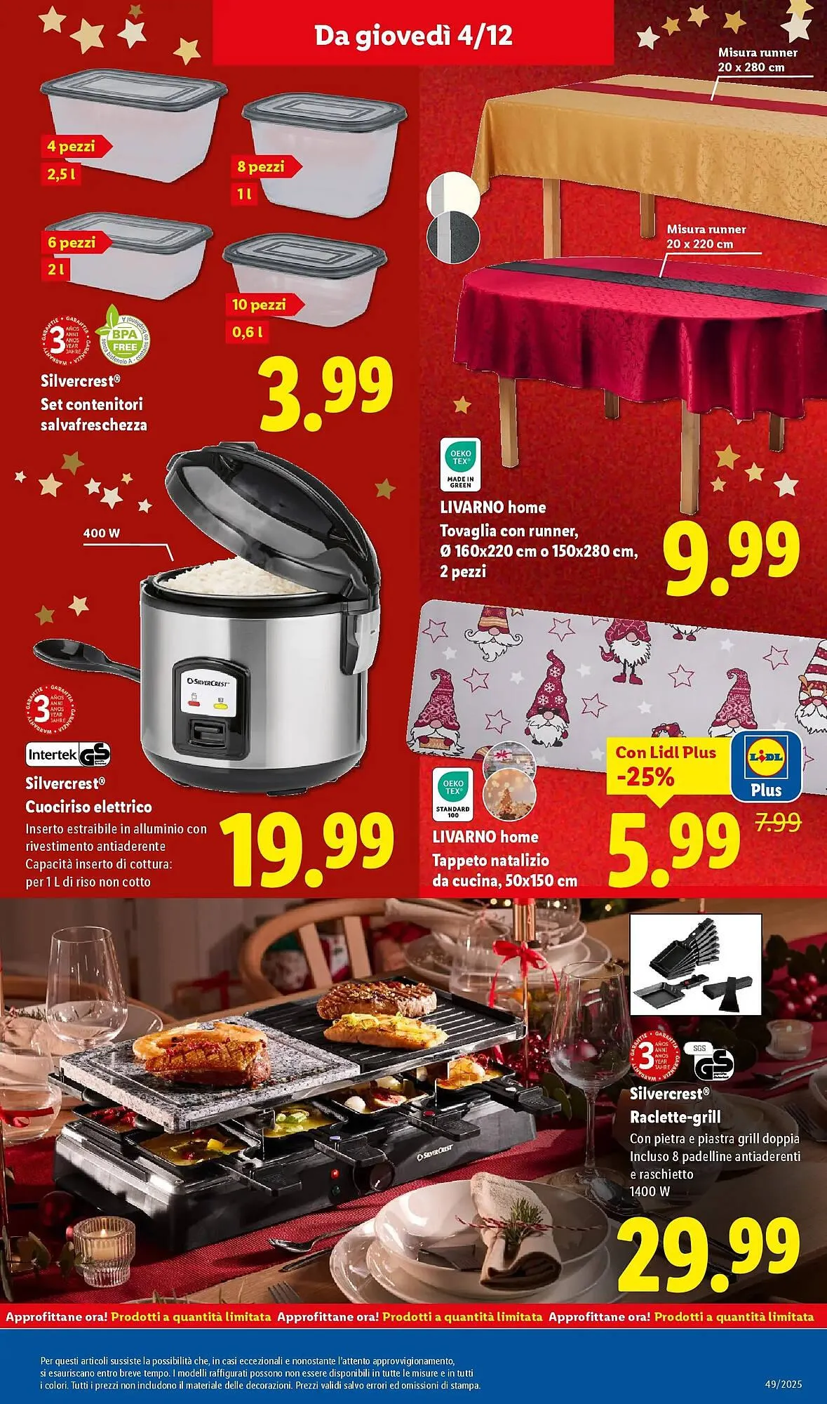 Volantino Lidl da 1 dicembre a 7 dicembre di 2025 - Pagina del volantino 49