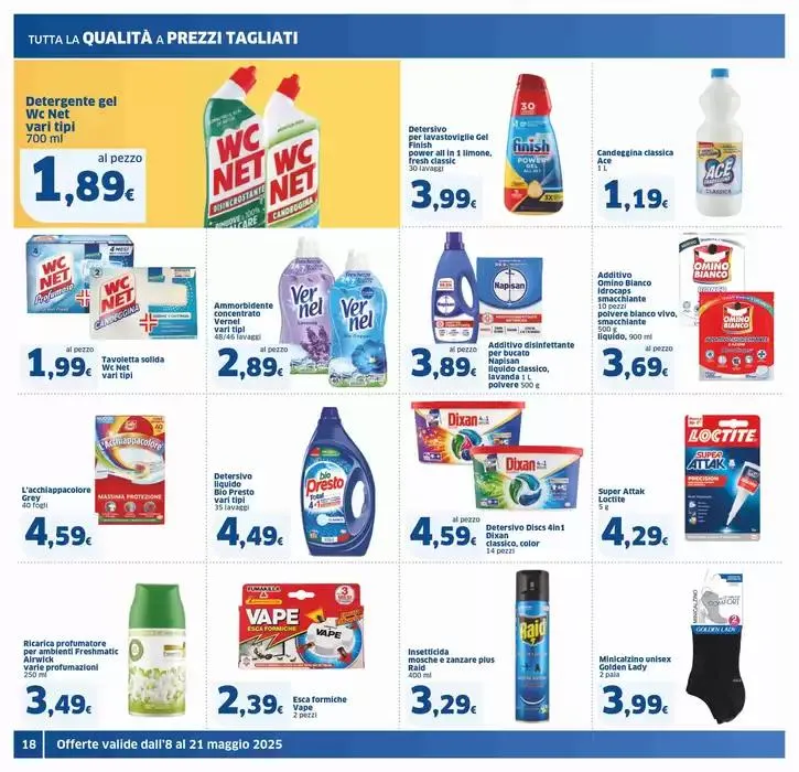 Oops! Prezzi sbagliati, Superstore da 8 maggio a 21 maggio di 2025 - Pagina del volantino 18