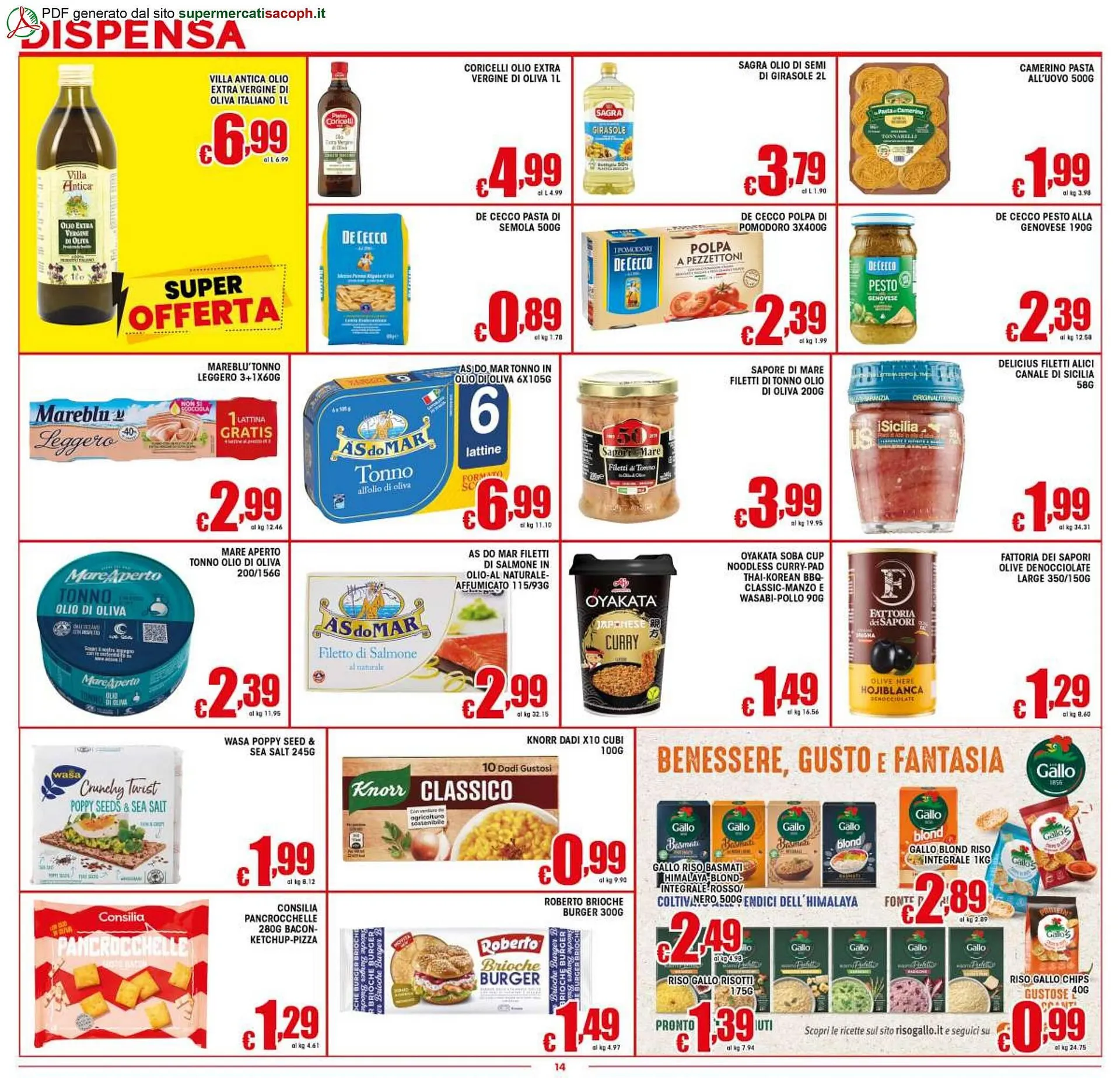 Volantino Sacoph da 25 febbraio a 4 marzo di 2026 - Pagina del volantino 14