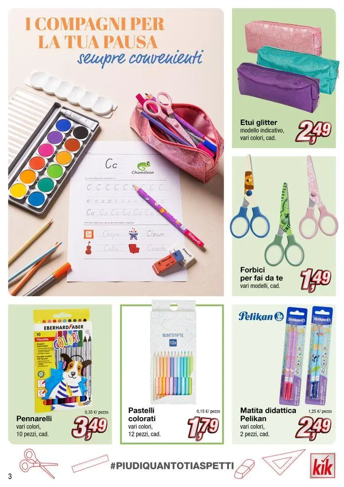 Inizia la scuola a prezzi convenienza da 8 agosto a 18 agosto di 2024 - Pagina del volantino 3