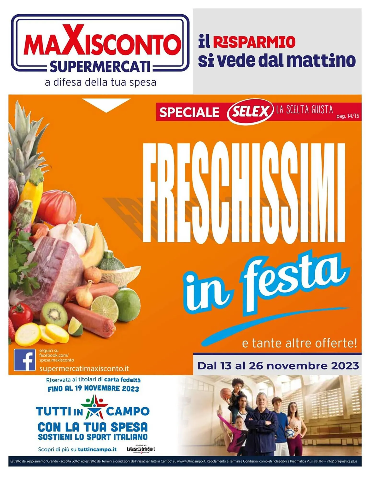 Volantino Maxisconto da 13 novembre a 26 novembre di 2023 - Pagina del volantino 1