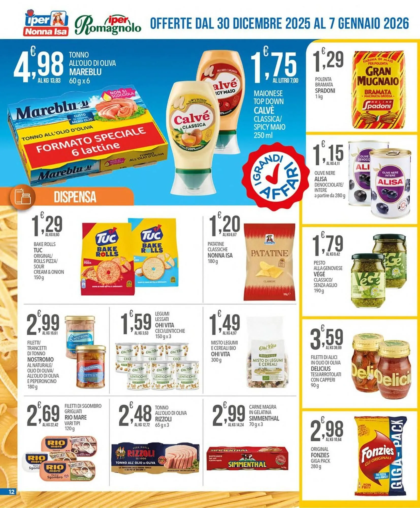 Volantino Iper Romagnolo da 30 dicembre a 7 gennaio di 2026 - Pagina del volantino 12