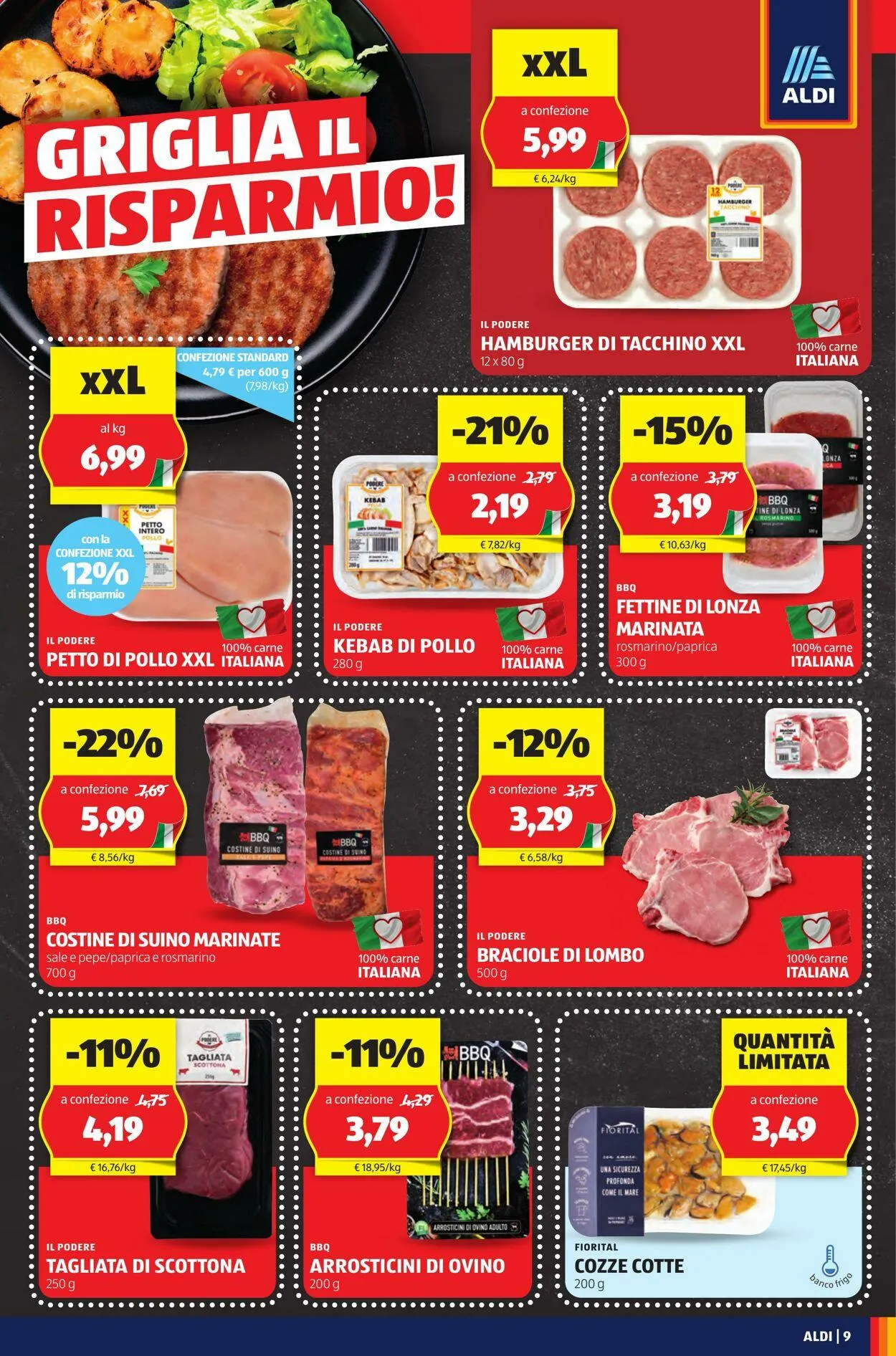 Aldi Volantino attuale da 4 agosto a 10 agosto di 2025 - Pagina del volantino 9