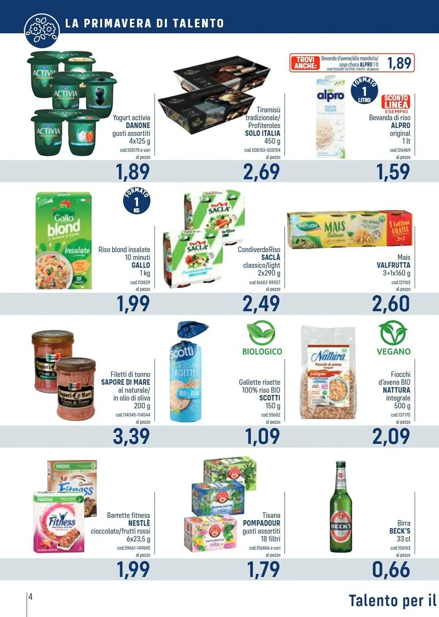 Volantino Talento Professional Store da 25 marzo a 7 aprile di 2024 - Pagina del volantino 4
