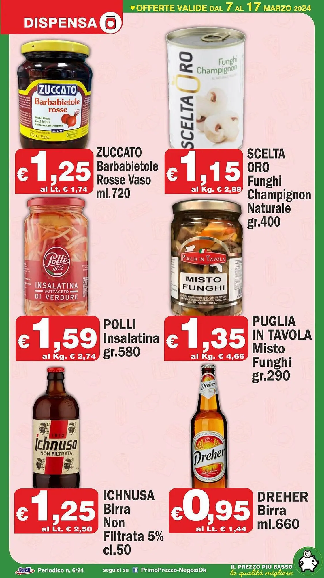 Volantino Primo Prezzo da 7 marzo a 17 marzo di 2024 - Pagina del volantino 8