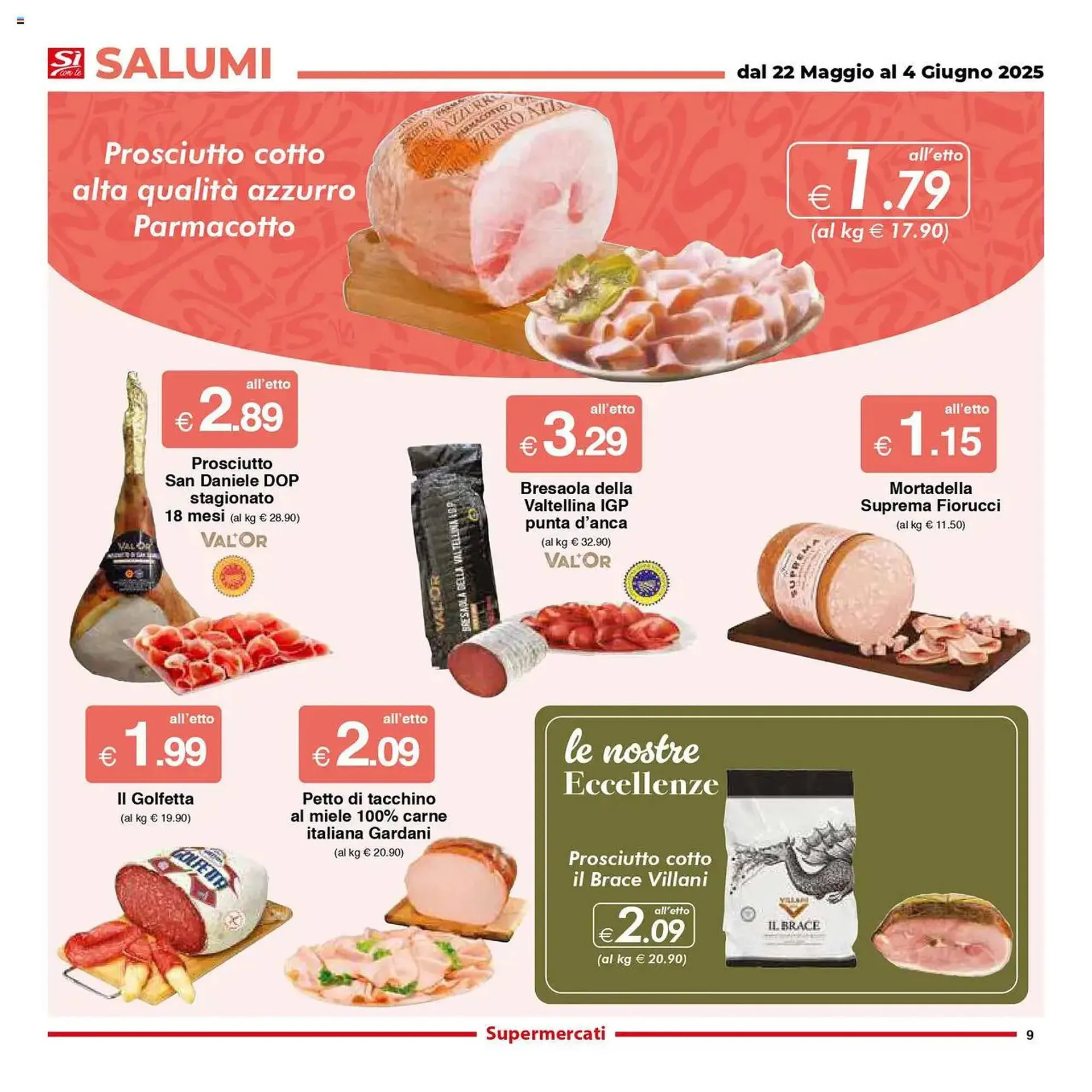 Volantino Sì con te da 22 maggio a 4 giugno di 2025 - Pagina del volantino 9