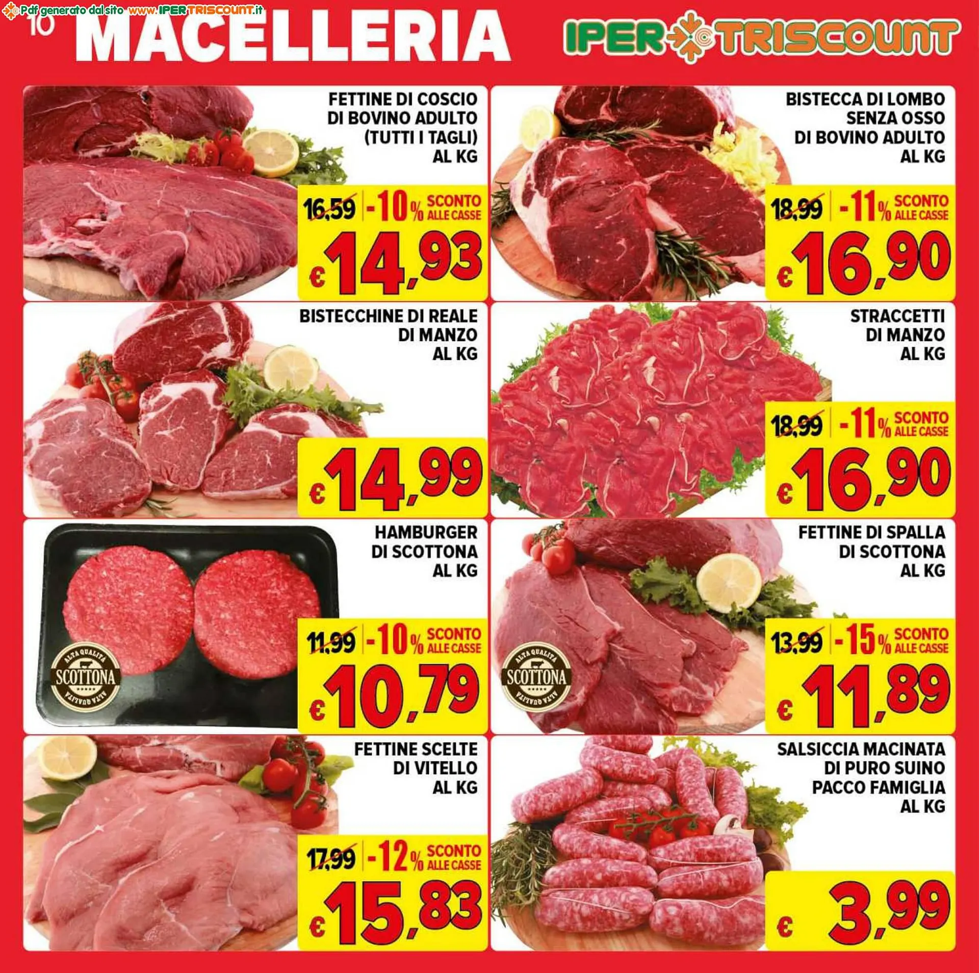 Volantino Iper Triscount da 3 novembre a 14 novembre di 2023 - Pagina del volantino 10