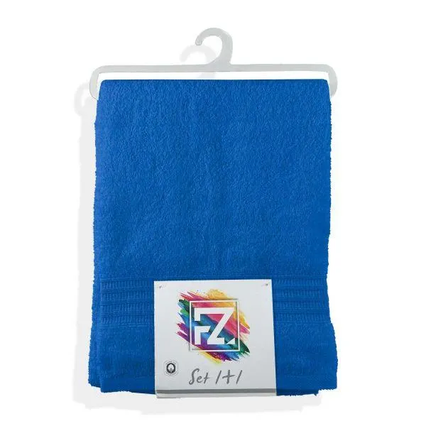 FZ SET ASCIUGAMANI 1+1 BLU ROYAL