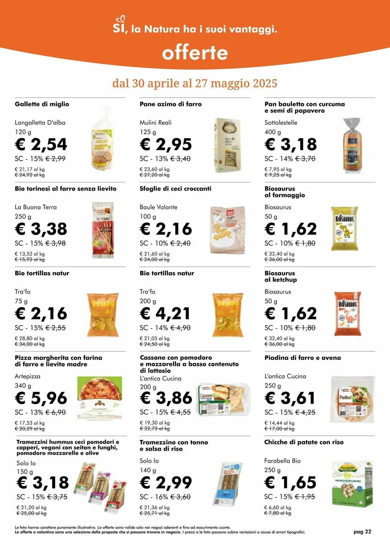 Natura Sì Volantino attuale da 27 maggio a 10 giugno di 2025 - Pagina del volantino 22