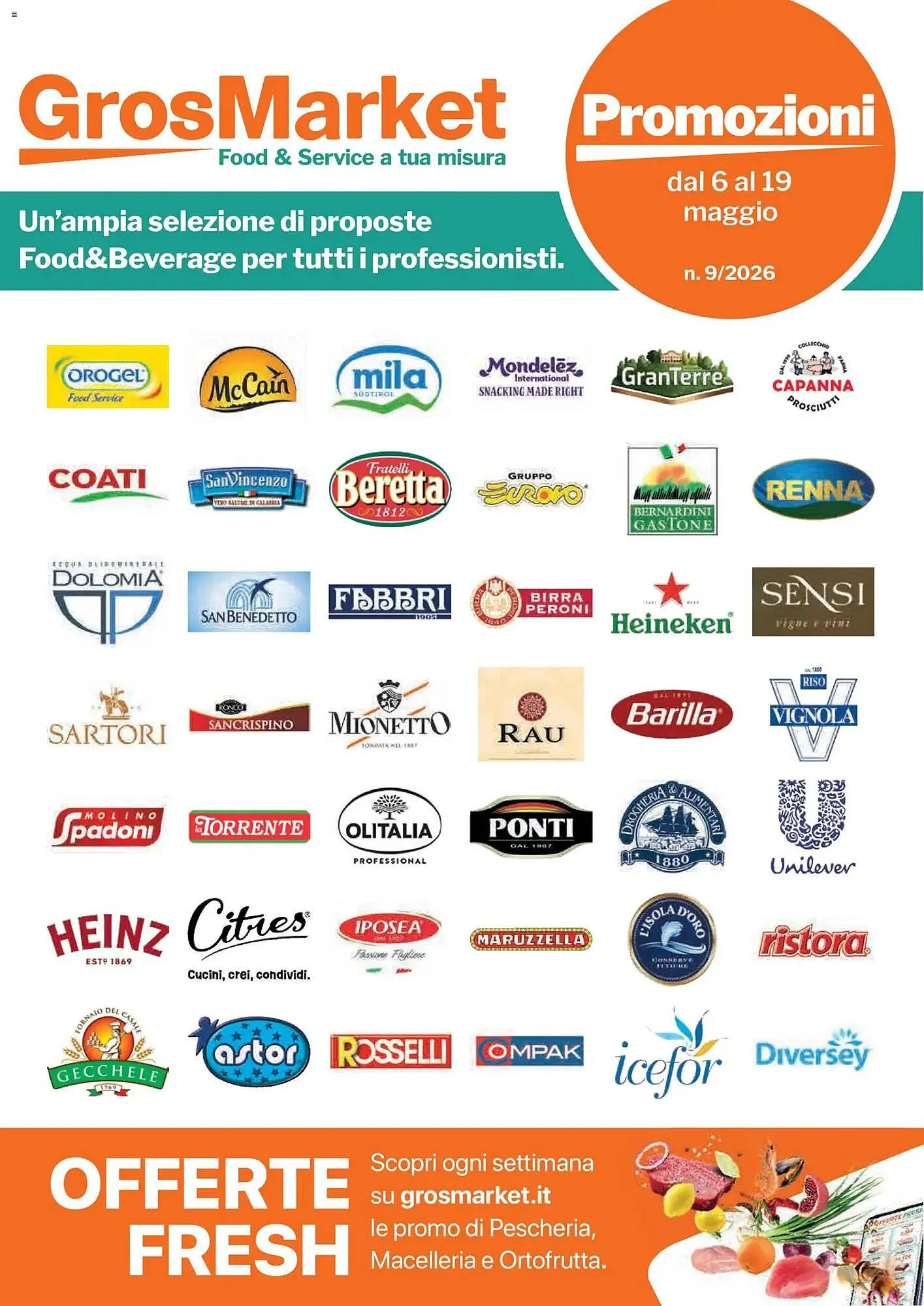Volantino GrosMarket da 6 maggio a 19 maggio di 2026 - Pagina del volantino 1