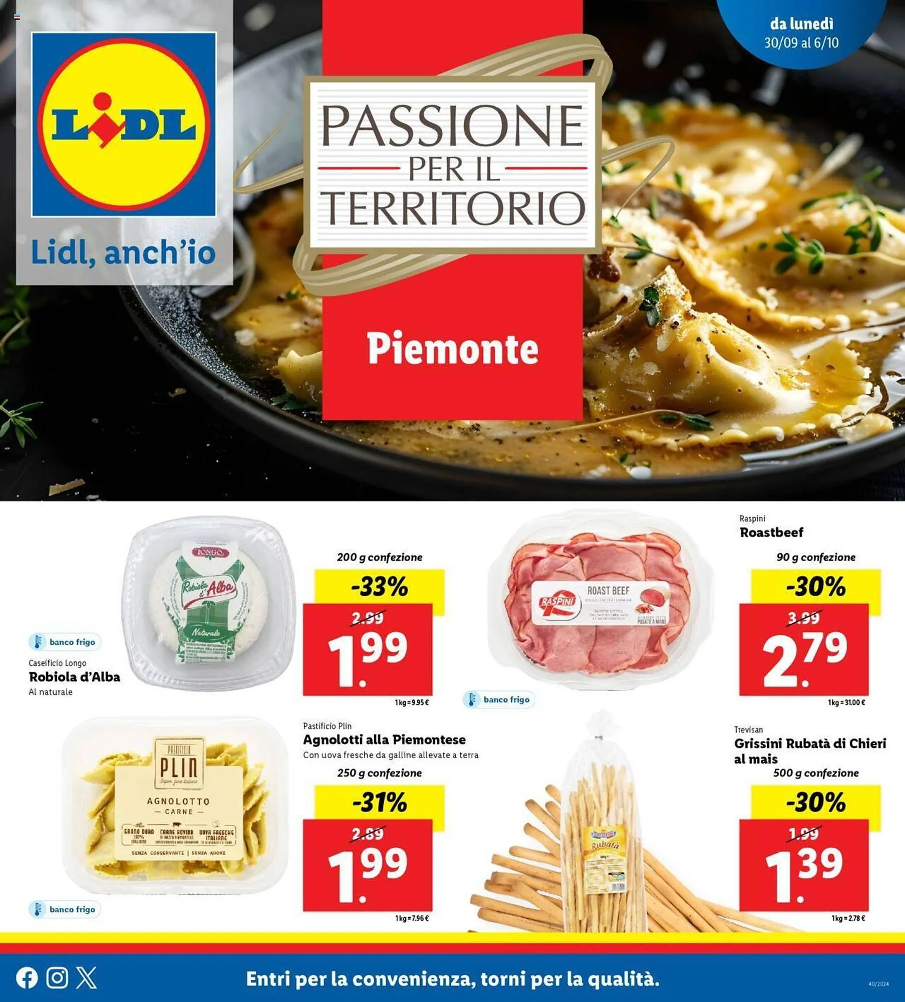 Volantino Lidl da 30 settembre a 6 ottobre di 2024 - Pagina del volantino 1