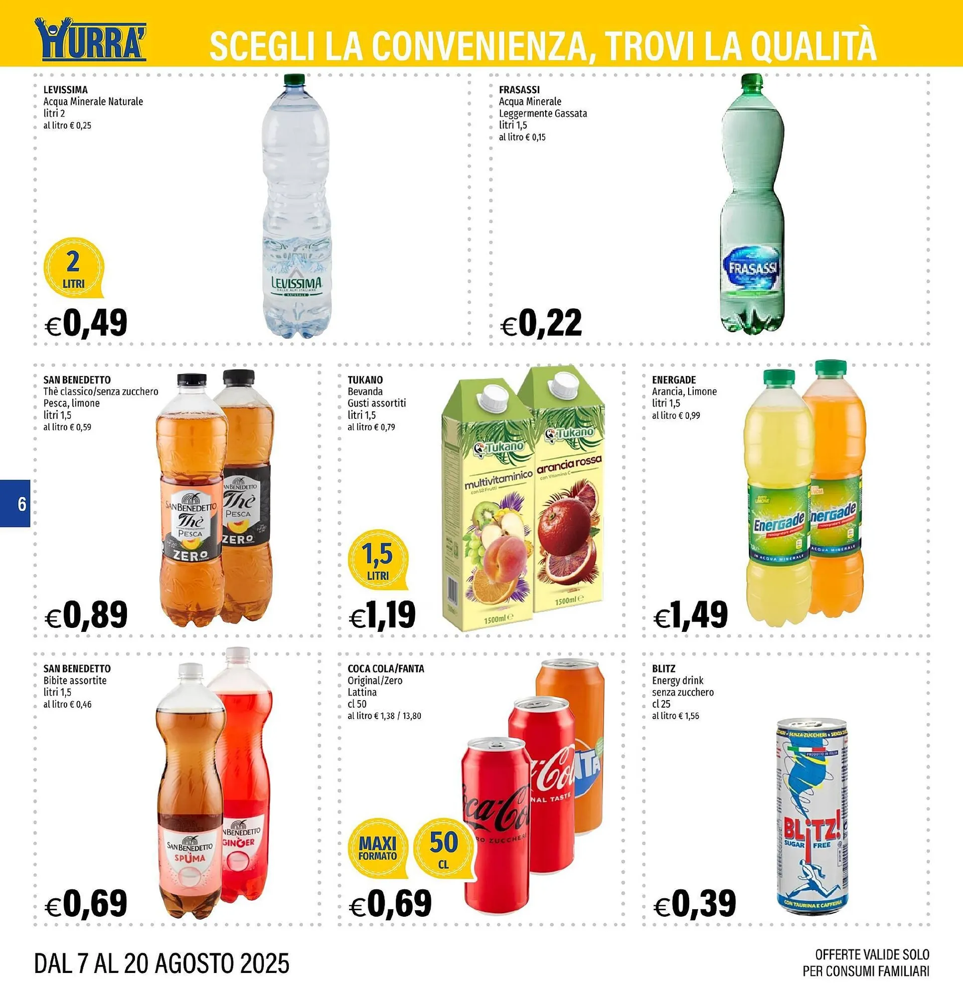 Volantino Hurrà da 7 agosto a 20 agosto di 2025 - Pagina del volantino 6