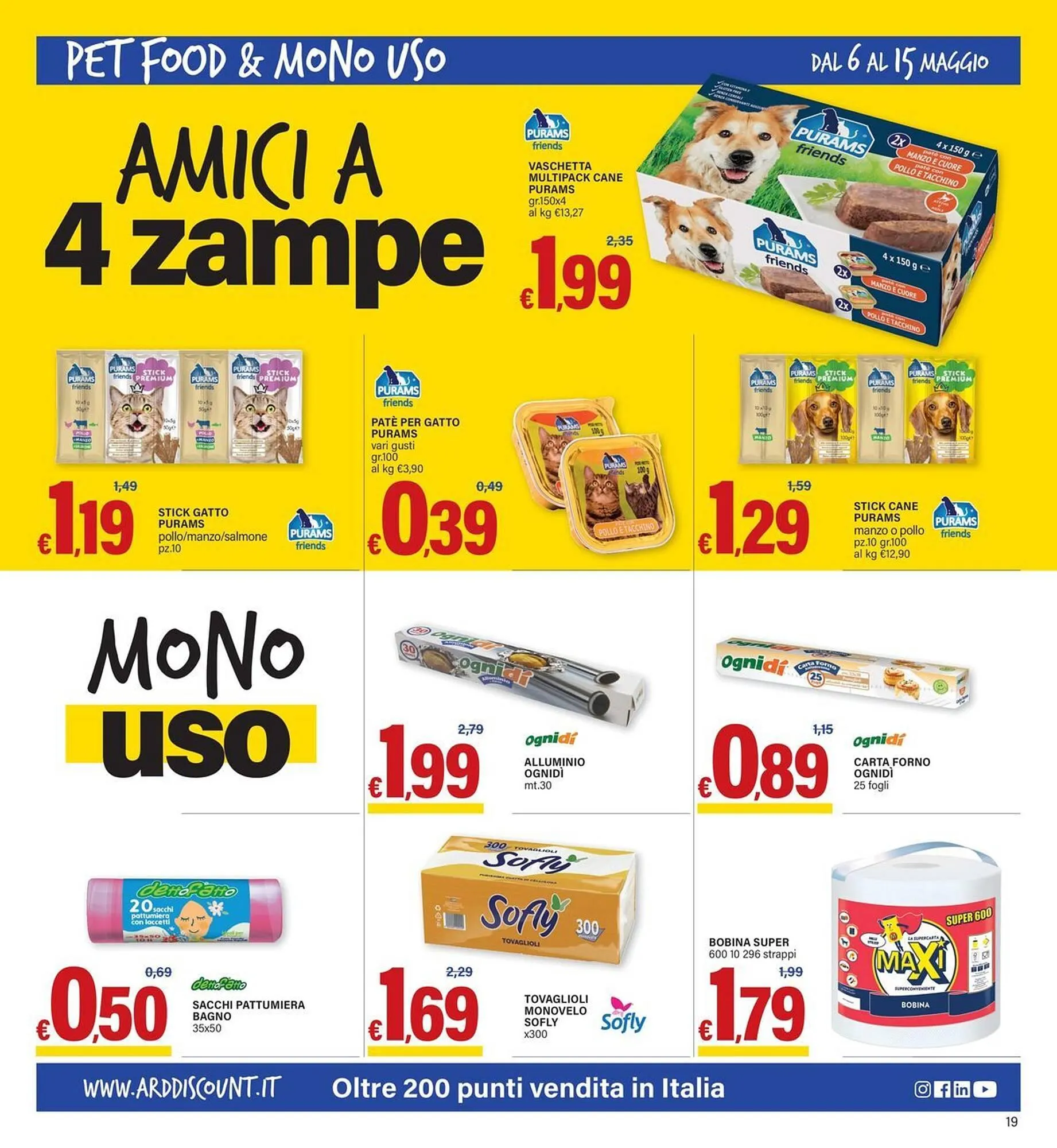 Volantino Ard Discount da 6 maggio a 15 maggio di 2024 - Pagina del volantino 19