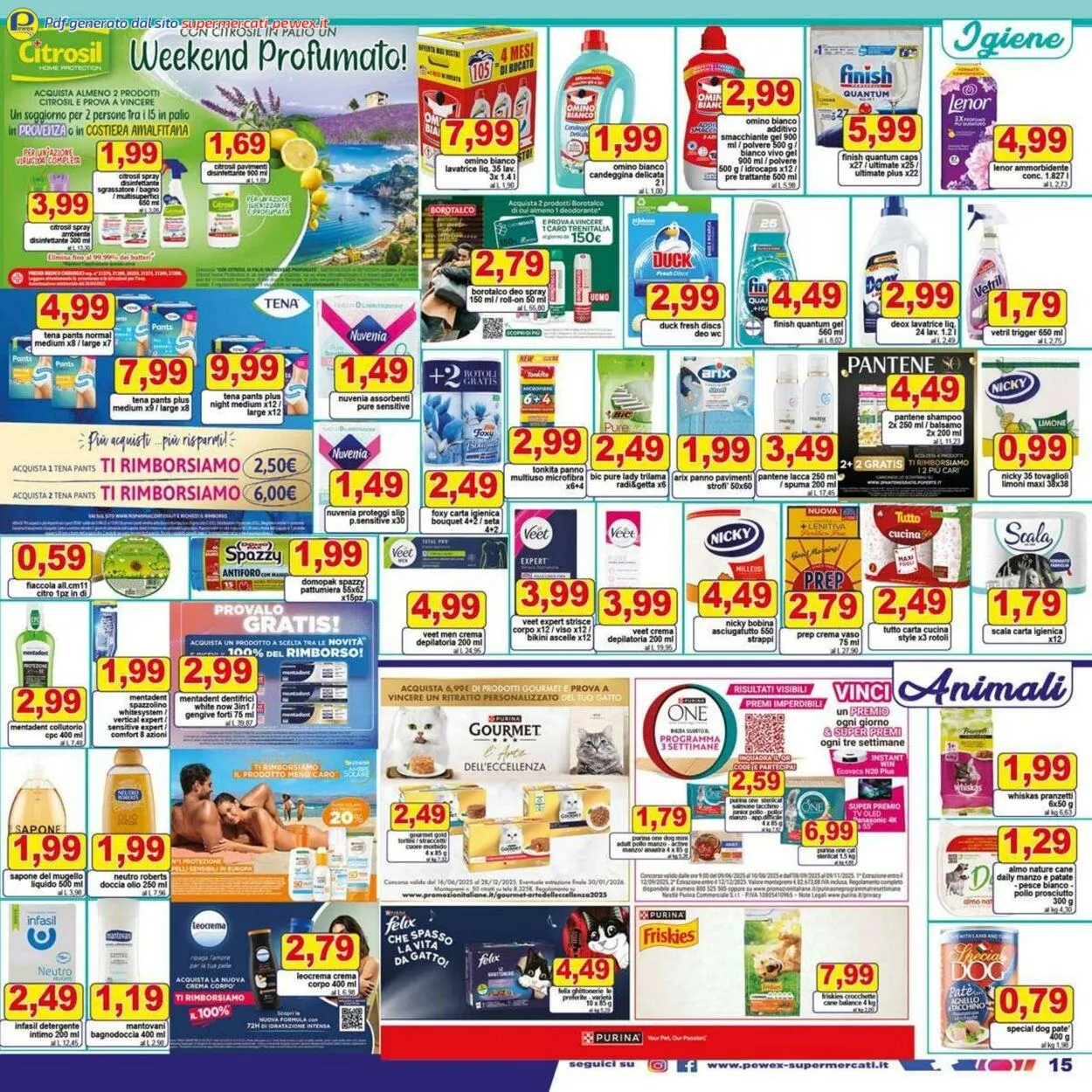Pewex Volantino attuale da 22 luglio a 5 agosto di 2025 - Pagina del volantino 15