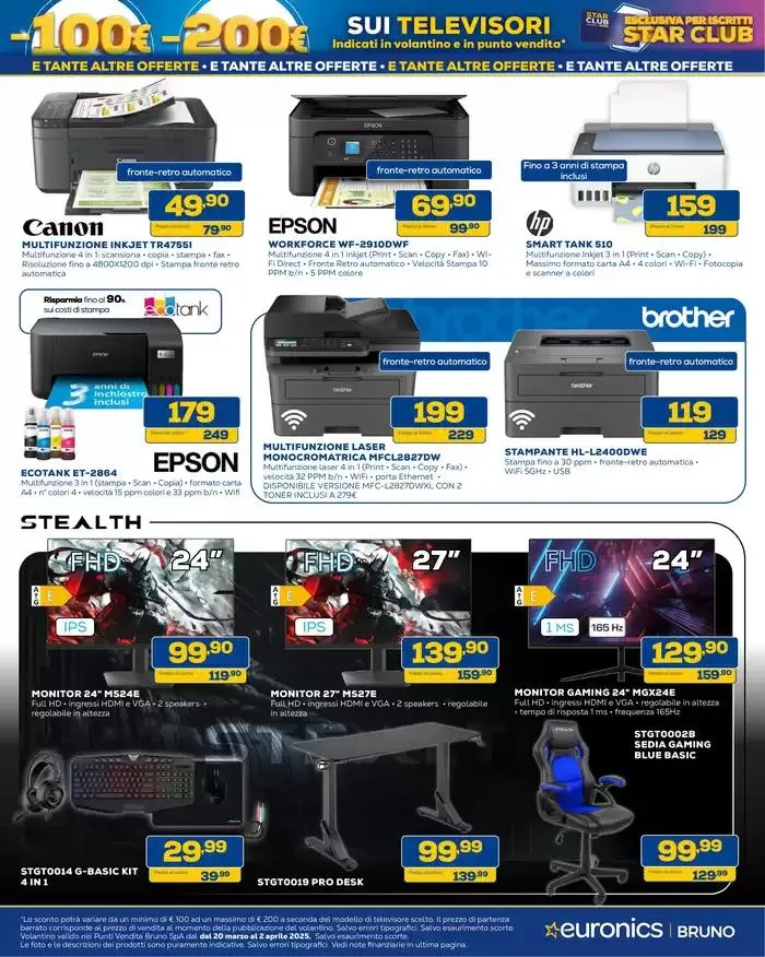 Star Bonus continua -100 euro da 20 marzo a 2 aprile di 2025 - Pagina del volantino 20