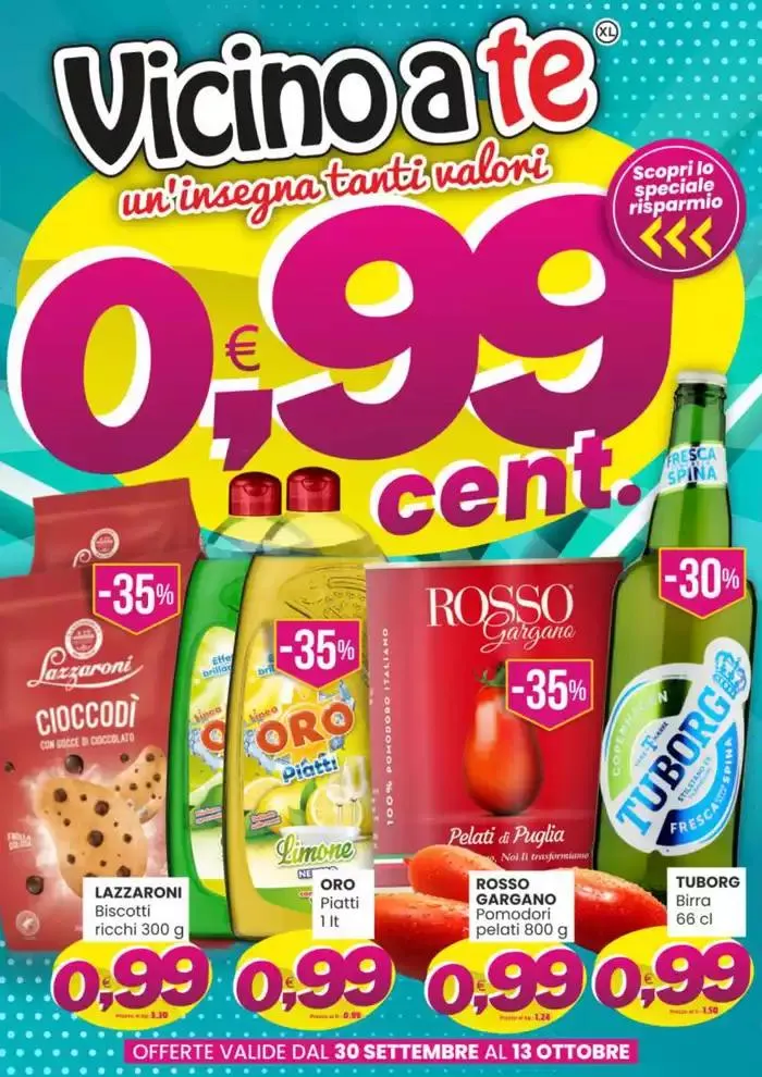 0,99 Cent da 30 settembre a 13 ottobre di 2024 - Pagina del volantino 1