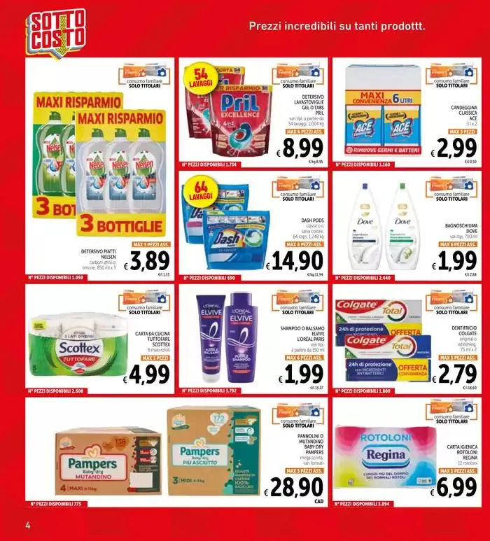 Sottocosto da 15 novembre a 24 novembre di 2024 - Pagina del volantino 4