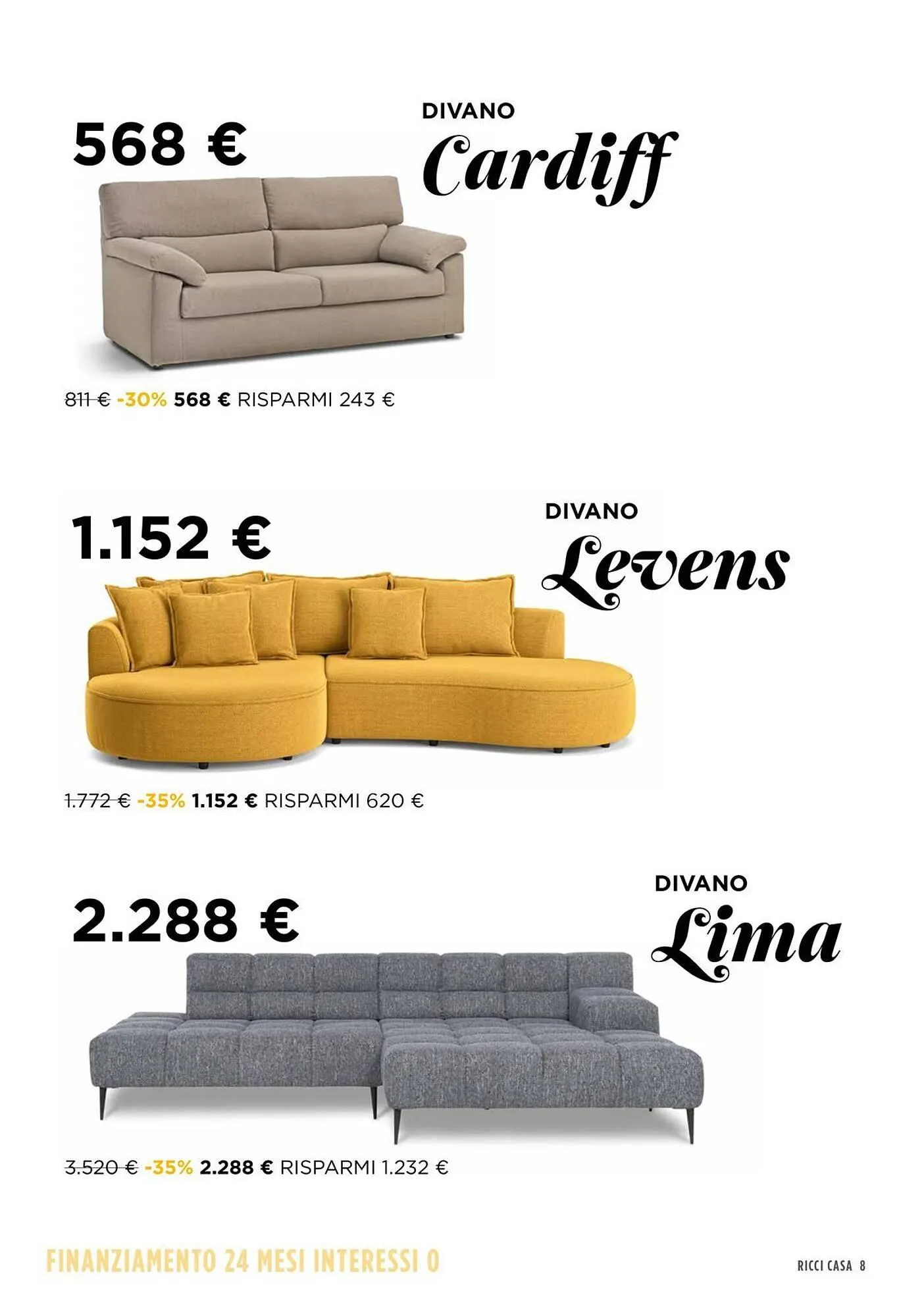 Volantino Ricci Casa da 5 maggio a 2 giugno di 2025 - Pagina del volantino 8