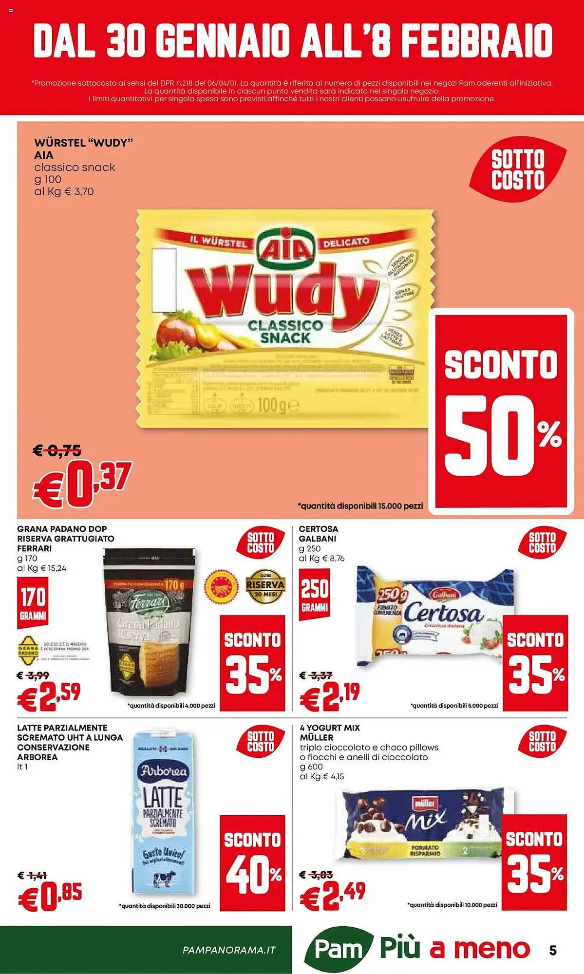 Volantino Pam da 30 gennaio a 8 febbraio di 2025 - Pagina del volantino 5