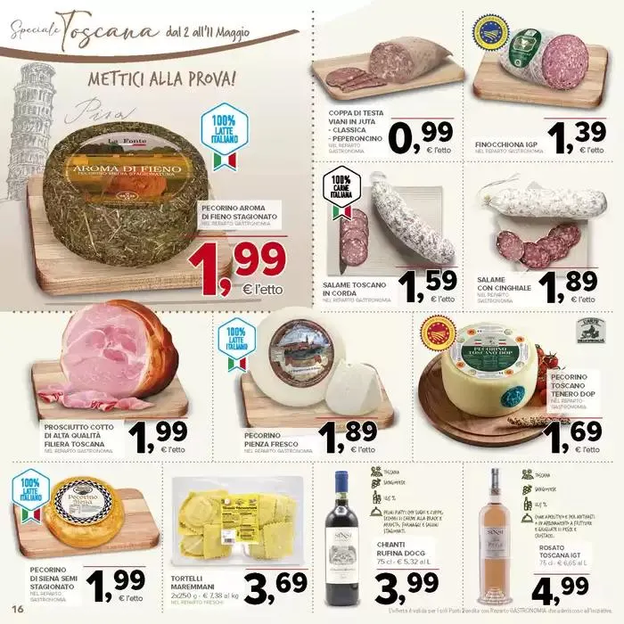 Prendi 2, paghi 1 da 2 maggio a 11 maggio di 2025 - Pagina del volantino 16