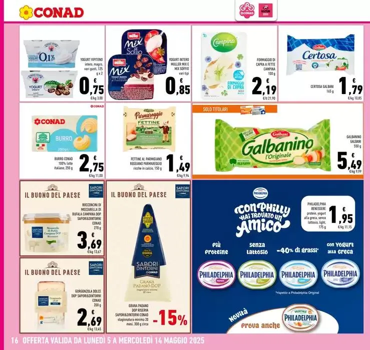 Conad apre a Lizzano! da 5 maggio a 14 maggio di 2025 - Pagina del volantino 16