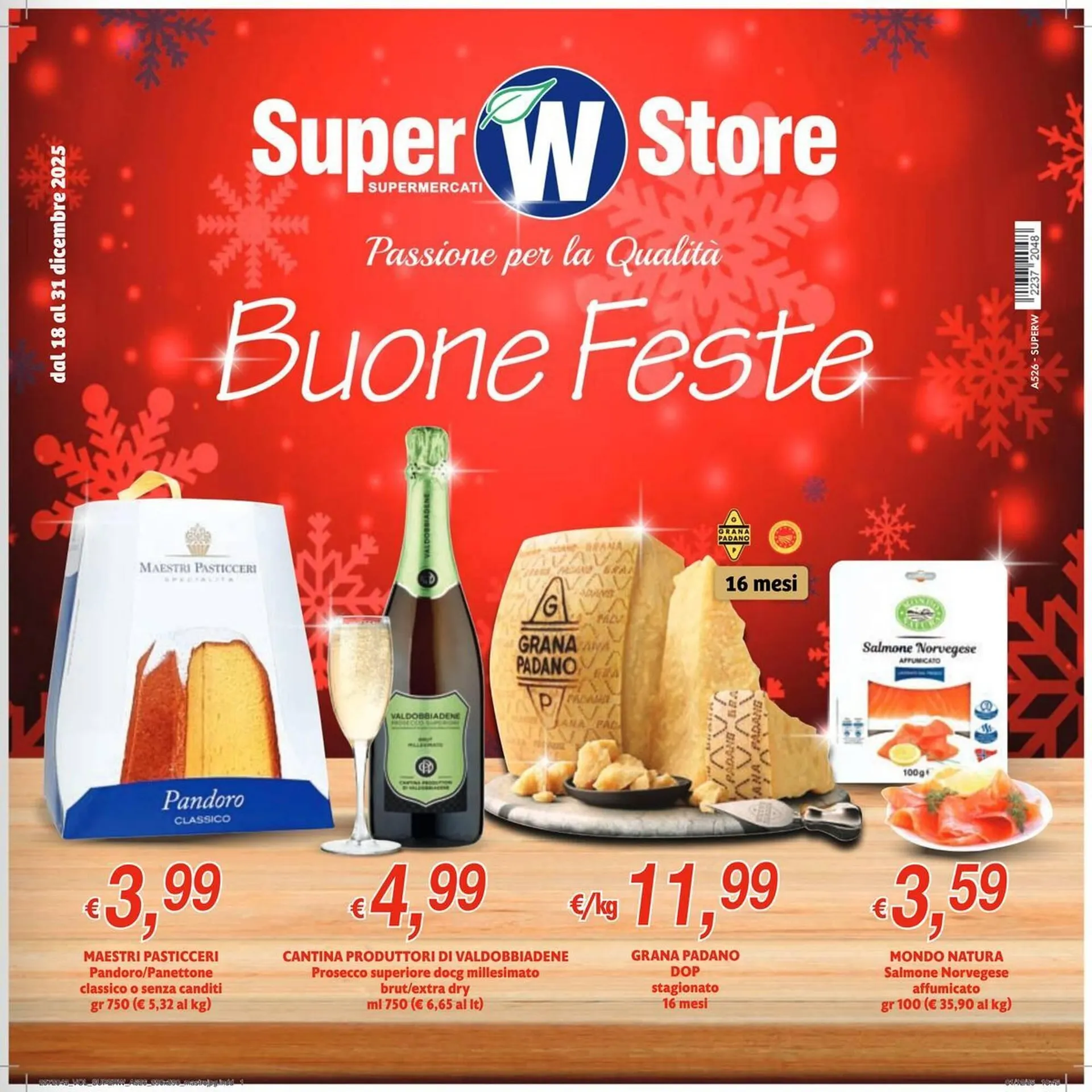 Volantino SuperW da 18 dicembre a 31 dicembre di 2025 - Pagina del volantino 1