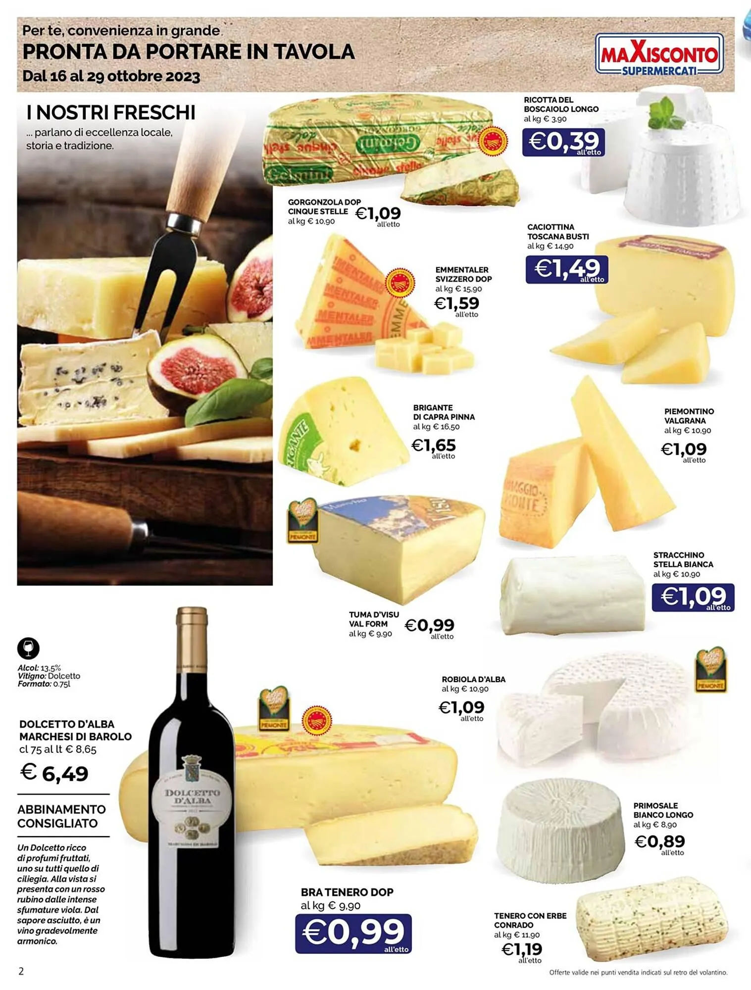 Volantino Maxisconto da 16 ottobre a 29 ottobre di 2023 - Pagina del volantino 2