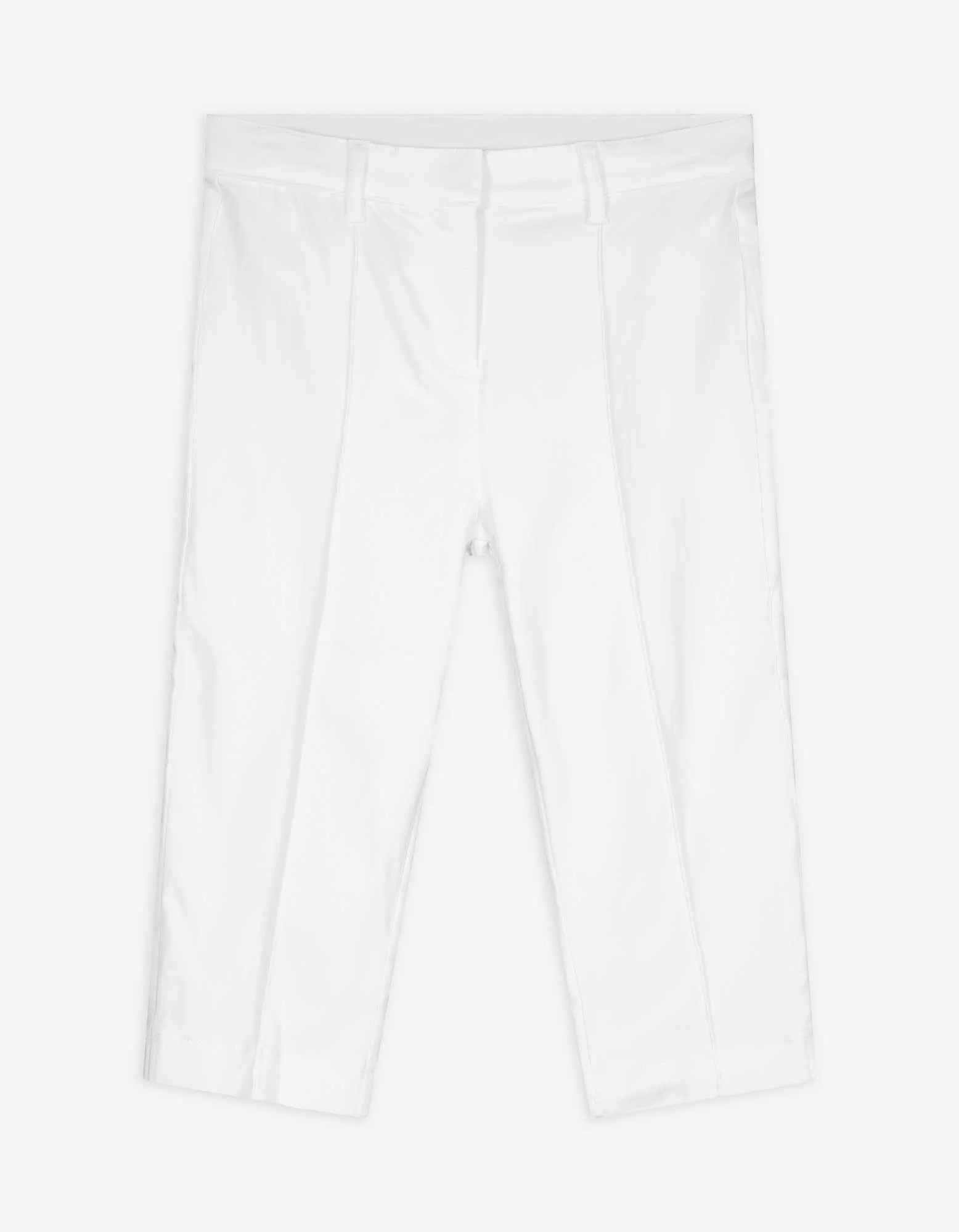 Caprihose - Viskose-Mix - weiß