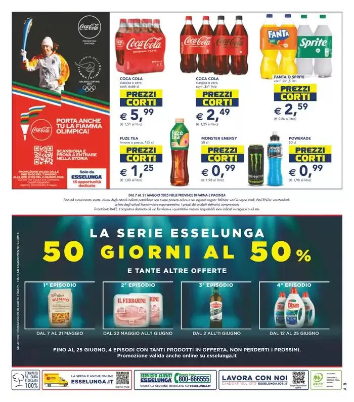 50 giorni al 50% 1° appuntamento da 7 maggio a 21 maggio di 2025 - Pagina del volantino 26