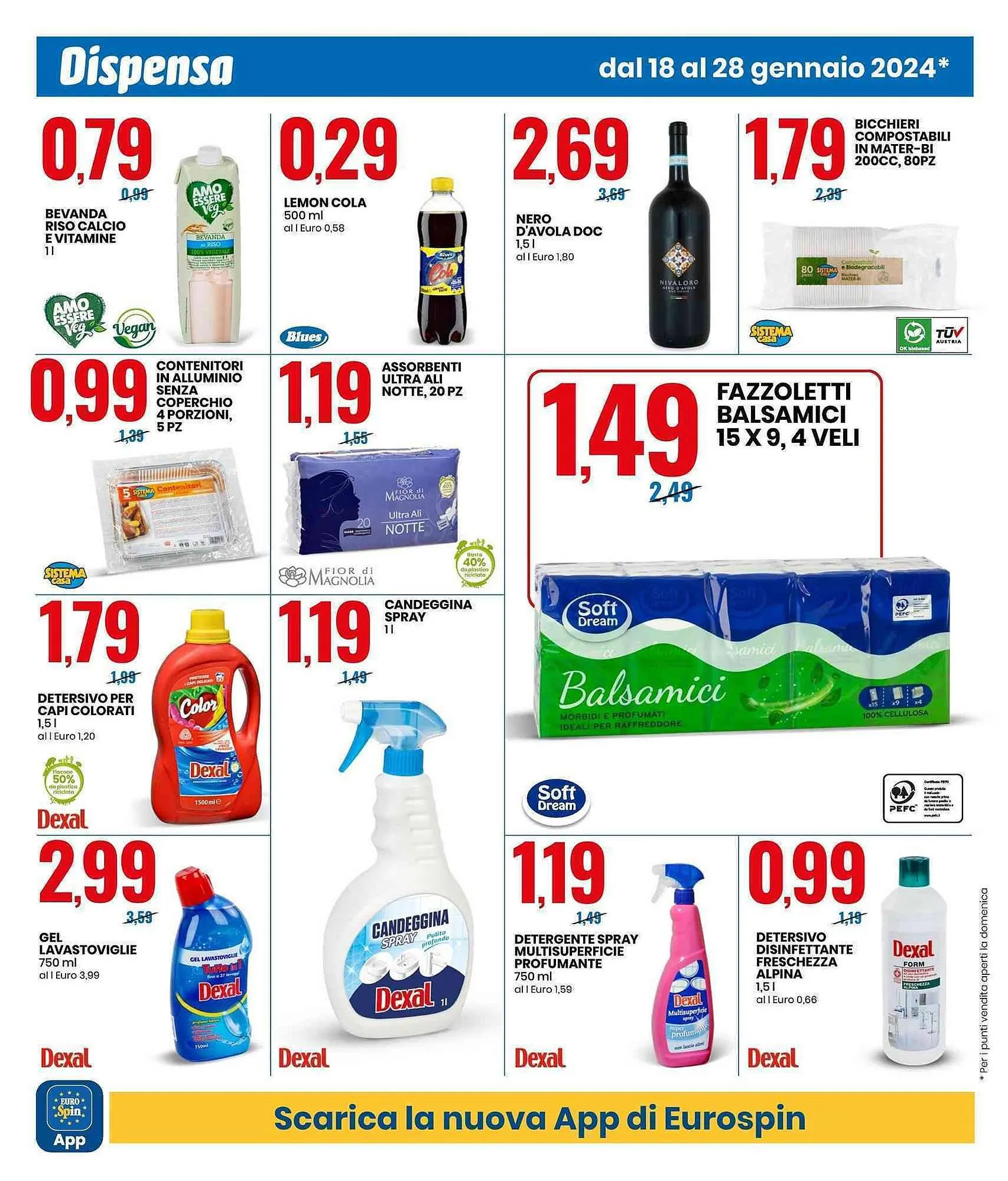Volantino Eurospin da 18 gennaio a 28 gennaio di 2024 - Pagina del volantino 6